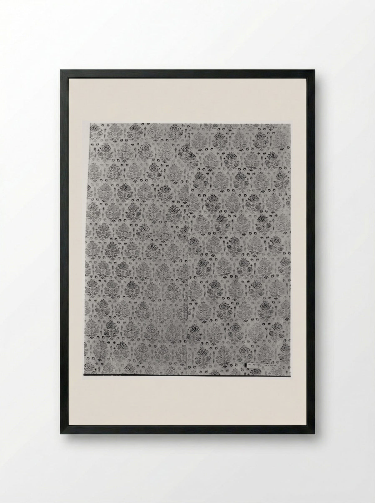 Fragment of a Cope - Fine Art Print - Framed Print Black