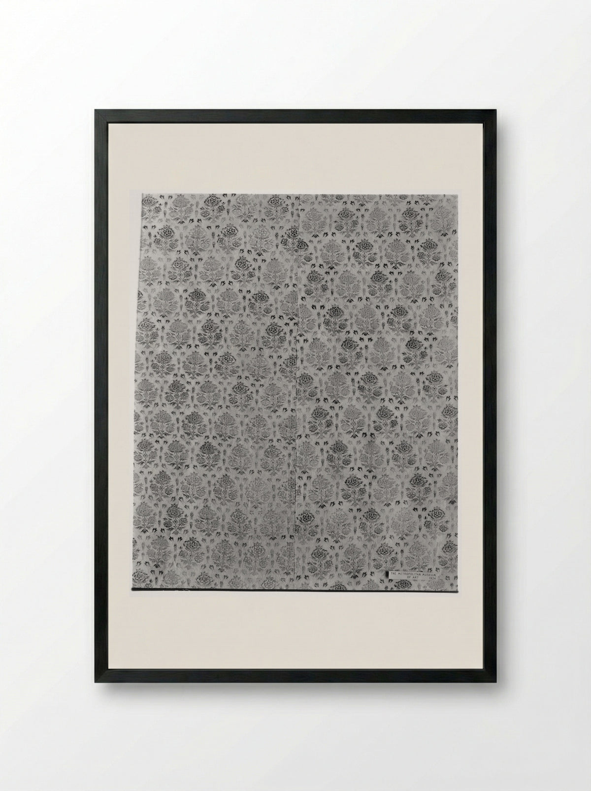 Fragment of a Cope - Fine Art Print - Framed Print Black