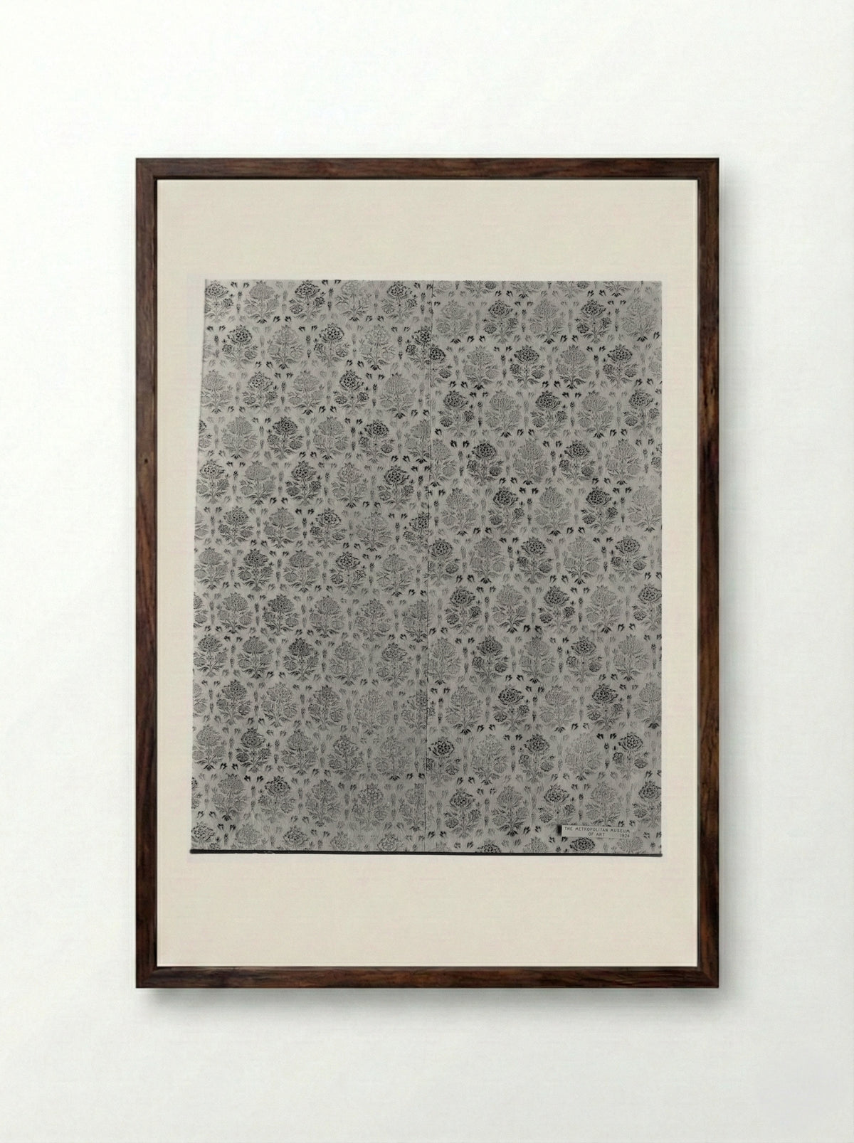 Fragment of a Cope - Fine Art Print - Framed Print Dark Wood