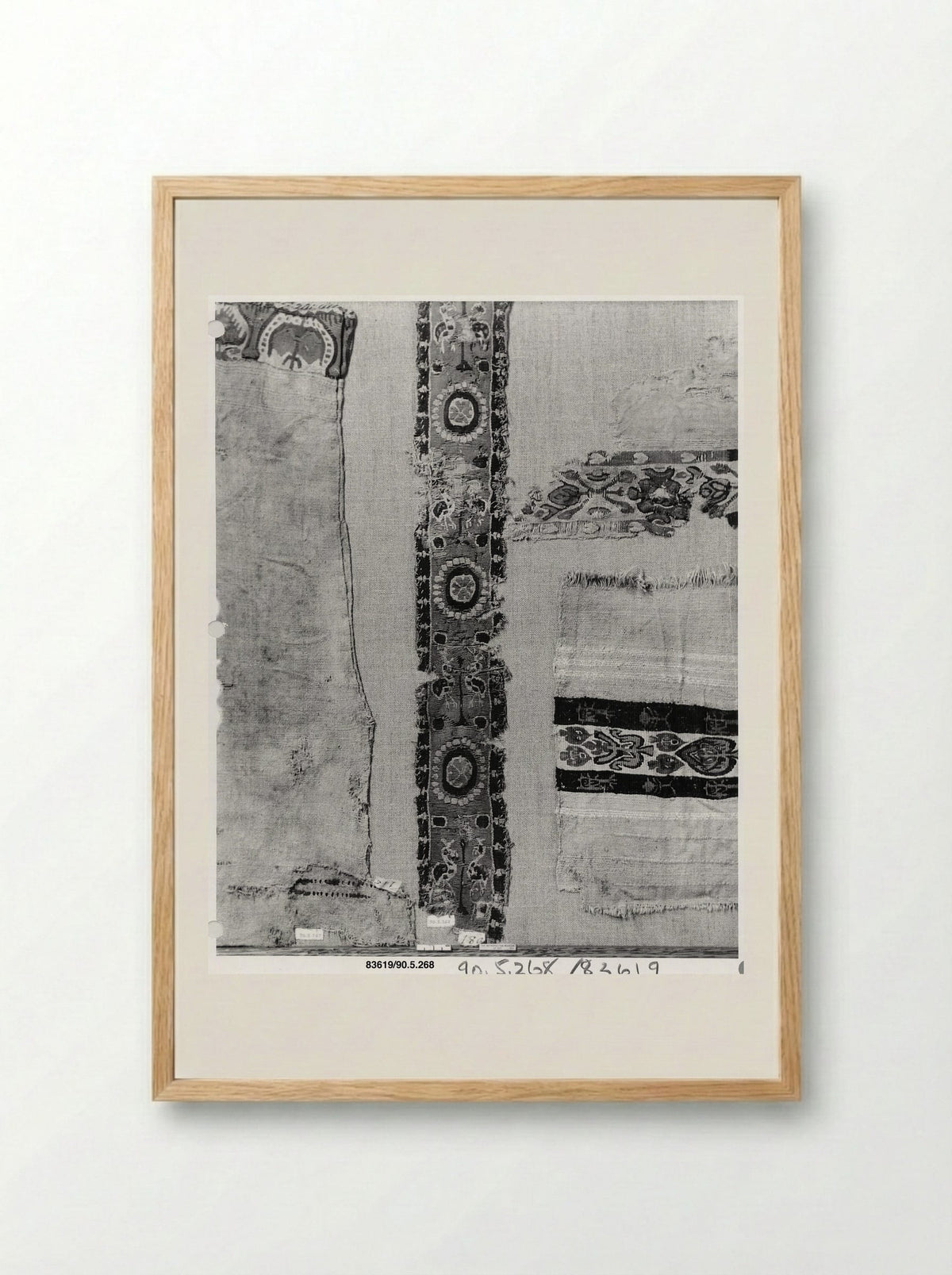 Fragment of a Shoulder Band - Unknown Artist - Framed Print Wood