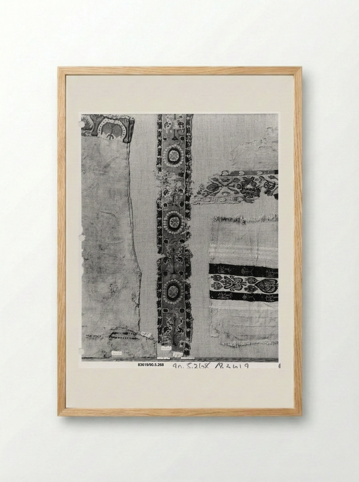 Fragment of a Shoulder Band - Unknown Artist - Framed Print Wood