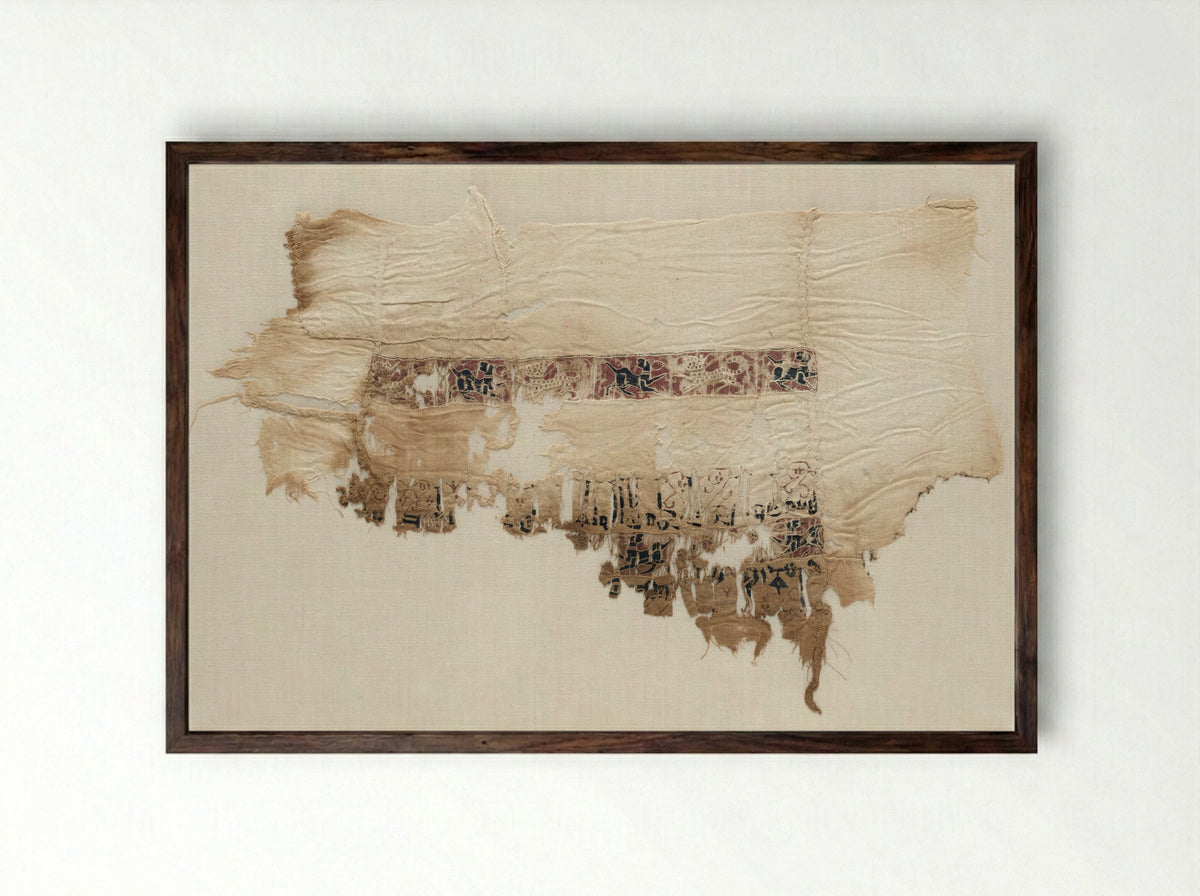 Fragment of a Sleeve - Fine Art Print - Framed Print Dark Wood