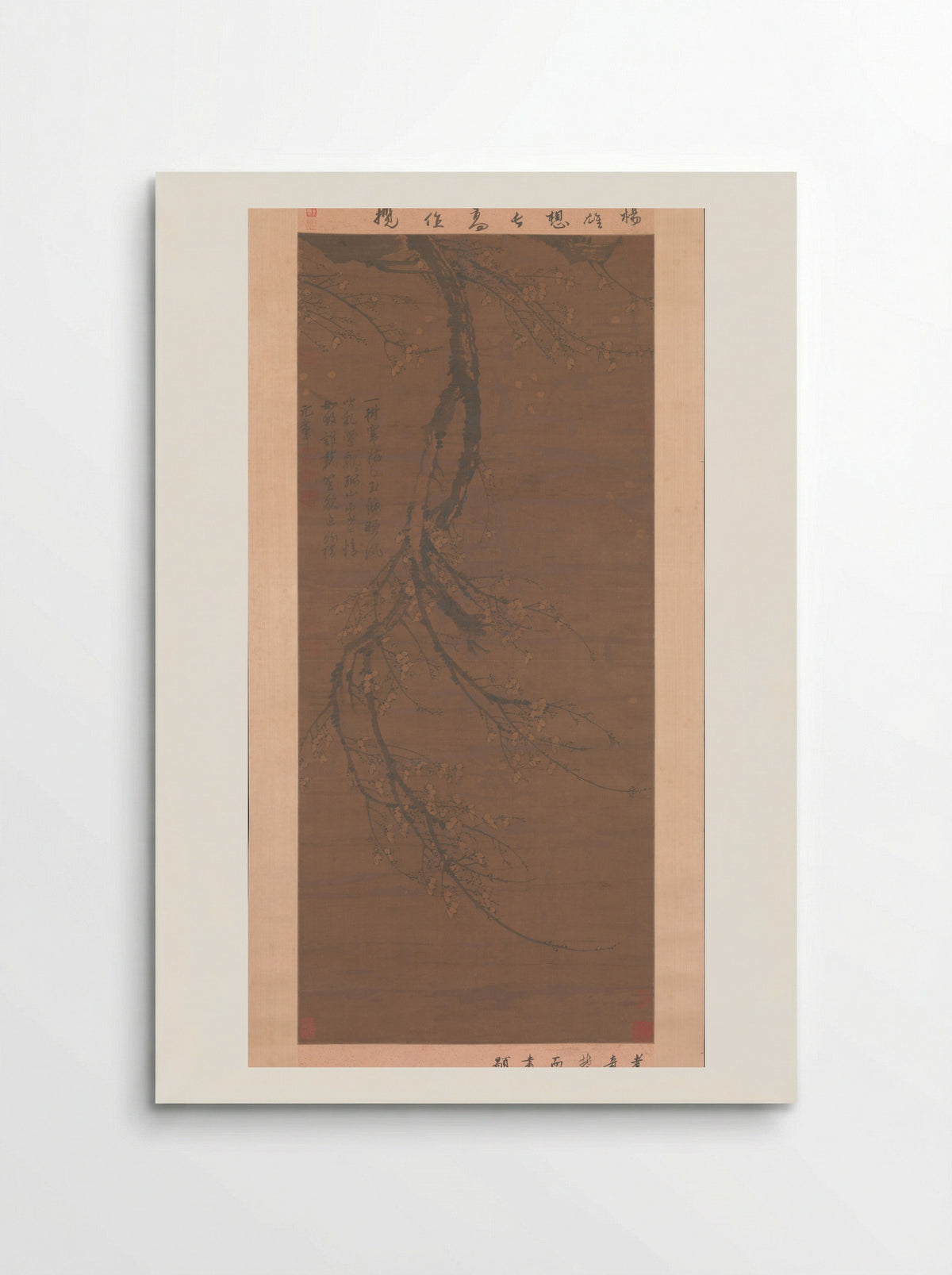 Fragrant Snow at Broken Bridge - Wang Mian - Poster