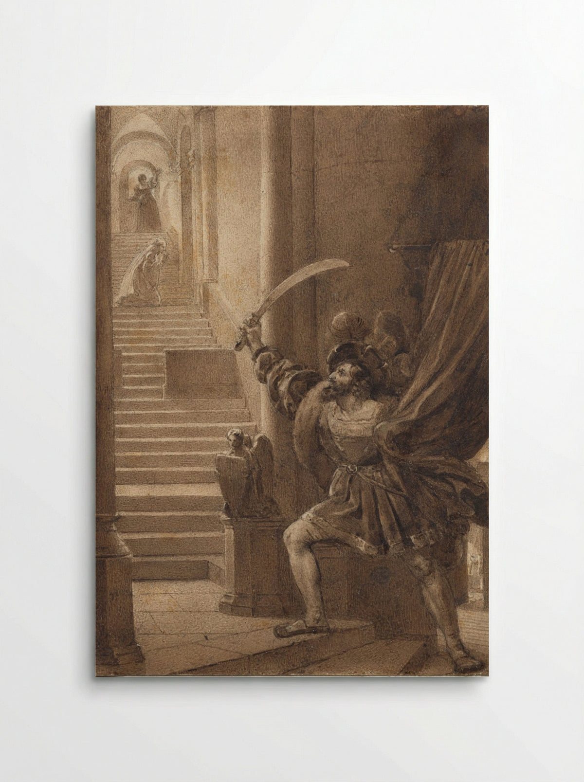 François I Brandishing a Sword - Alexandre-Evariste Fragonard - Poster