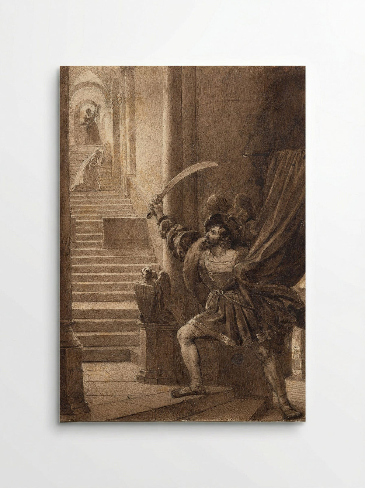 François I Brandishing a Sword - Alexandre-Evariste Fragonard - Poster