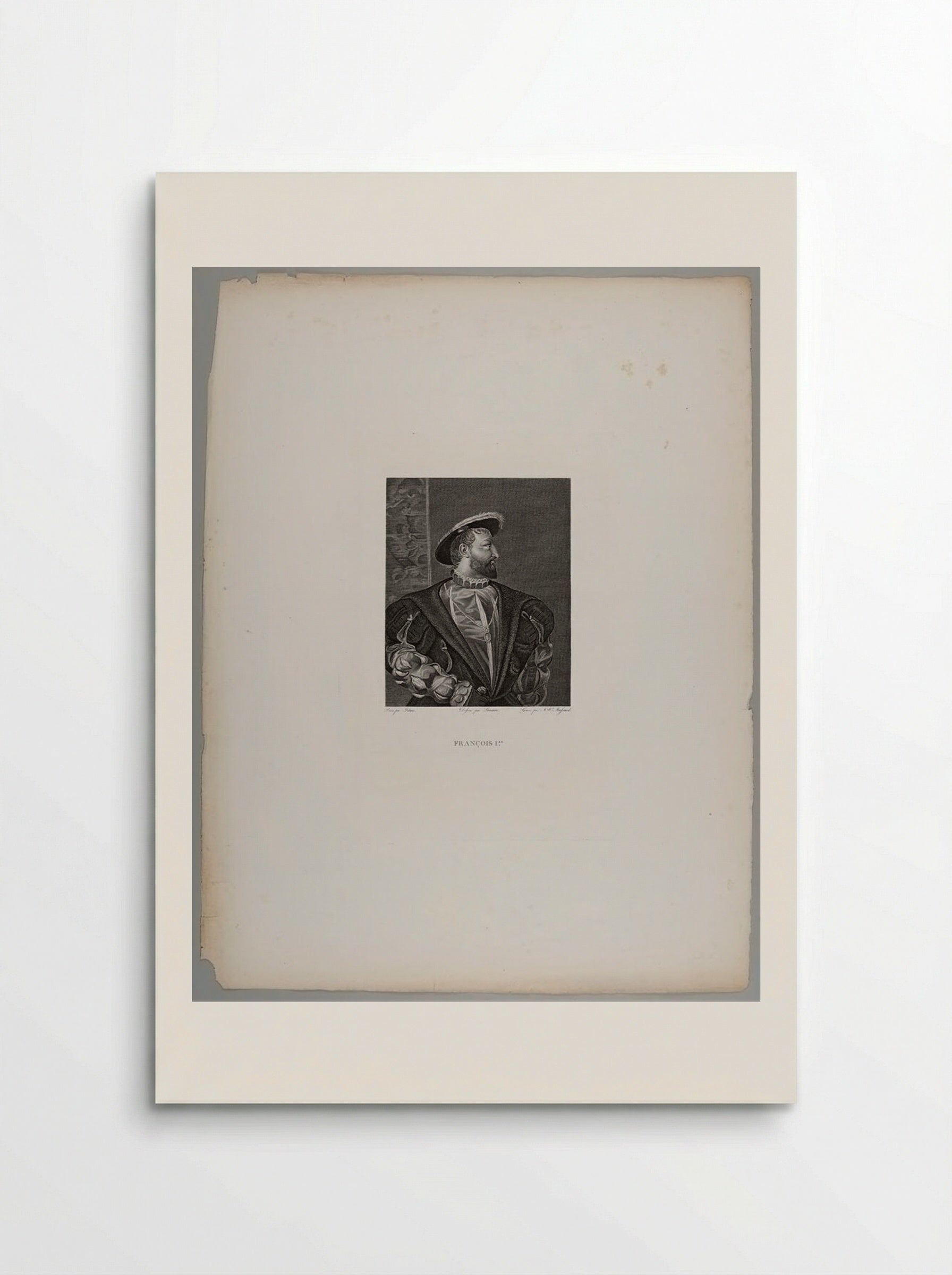 François I - Jean Baptiste Louis Massard - Poster