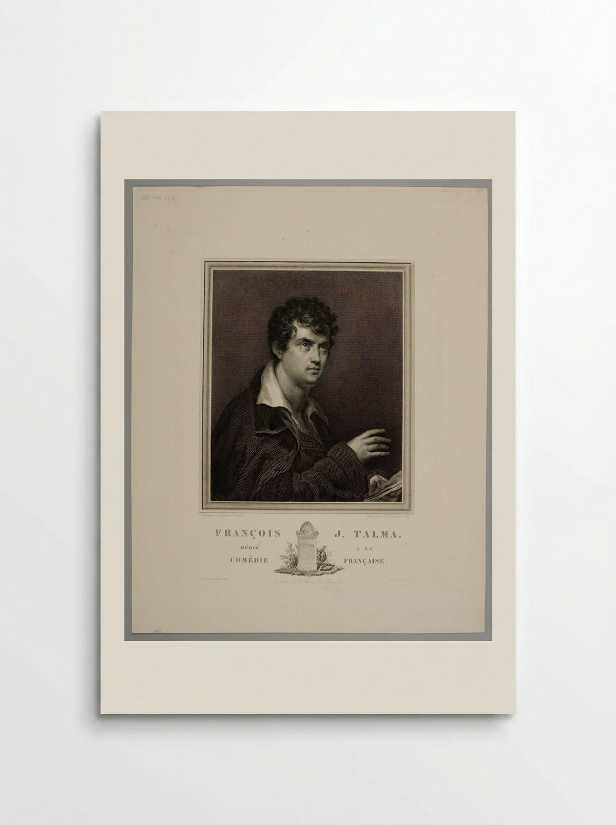 François-Joseph Talma - Alexis François Girard - Poster