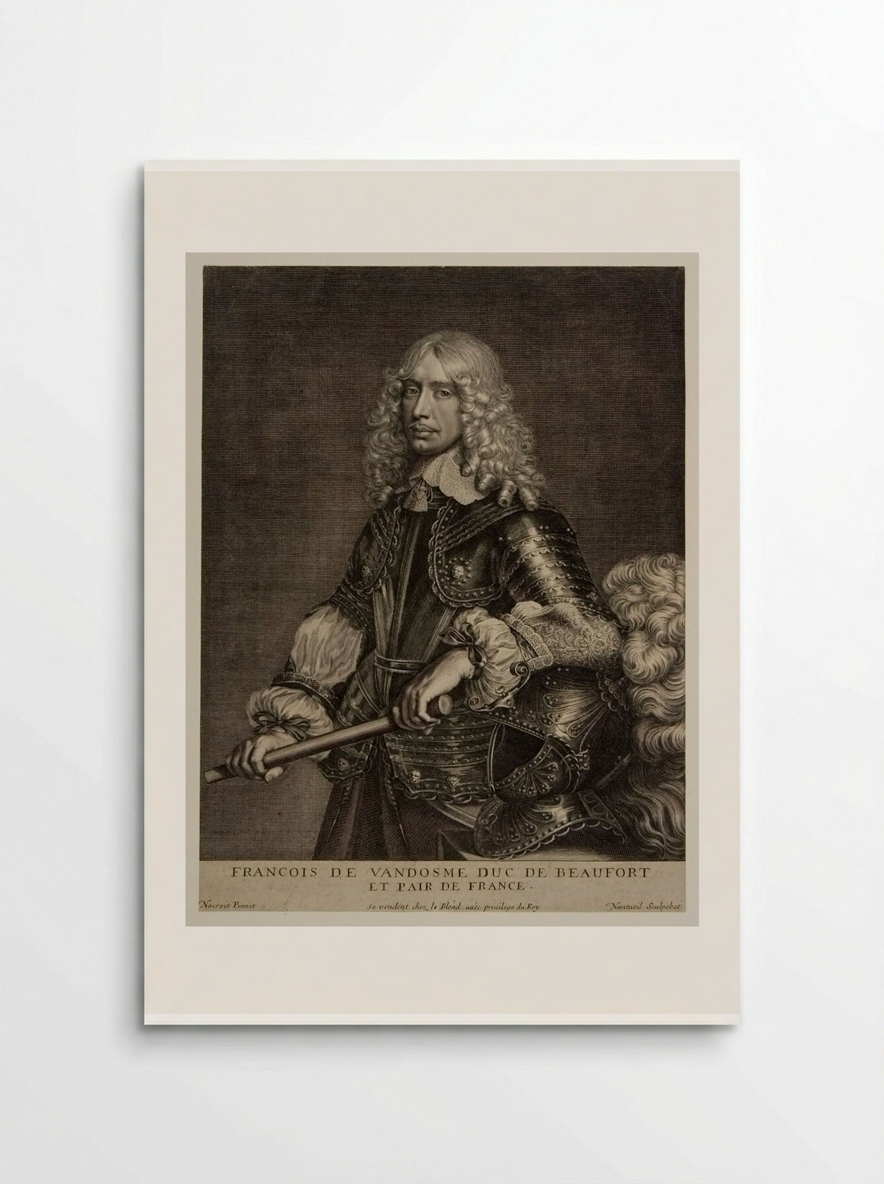 François de Vendôme, Duc de Beaufort - Robert Nanteuil - Poster