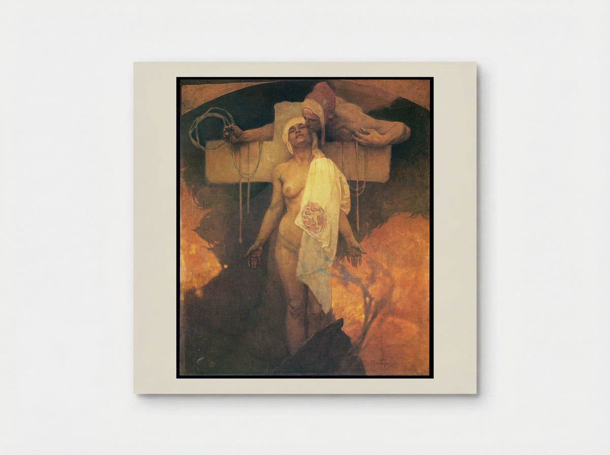 France Embraces Bohemia - Alphonse Mucha - Poster