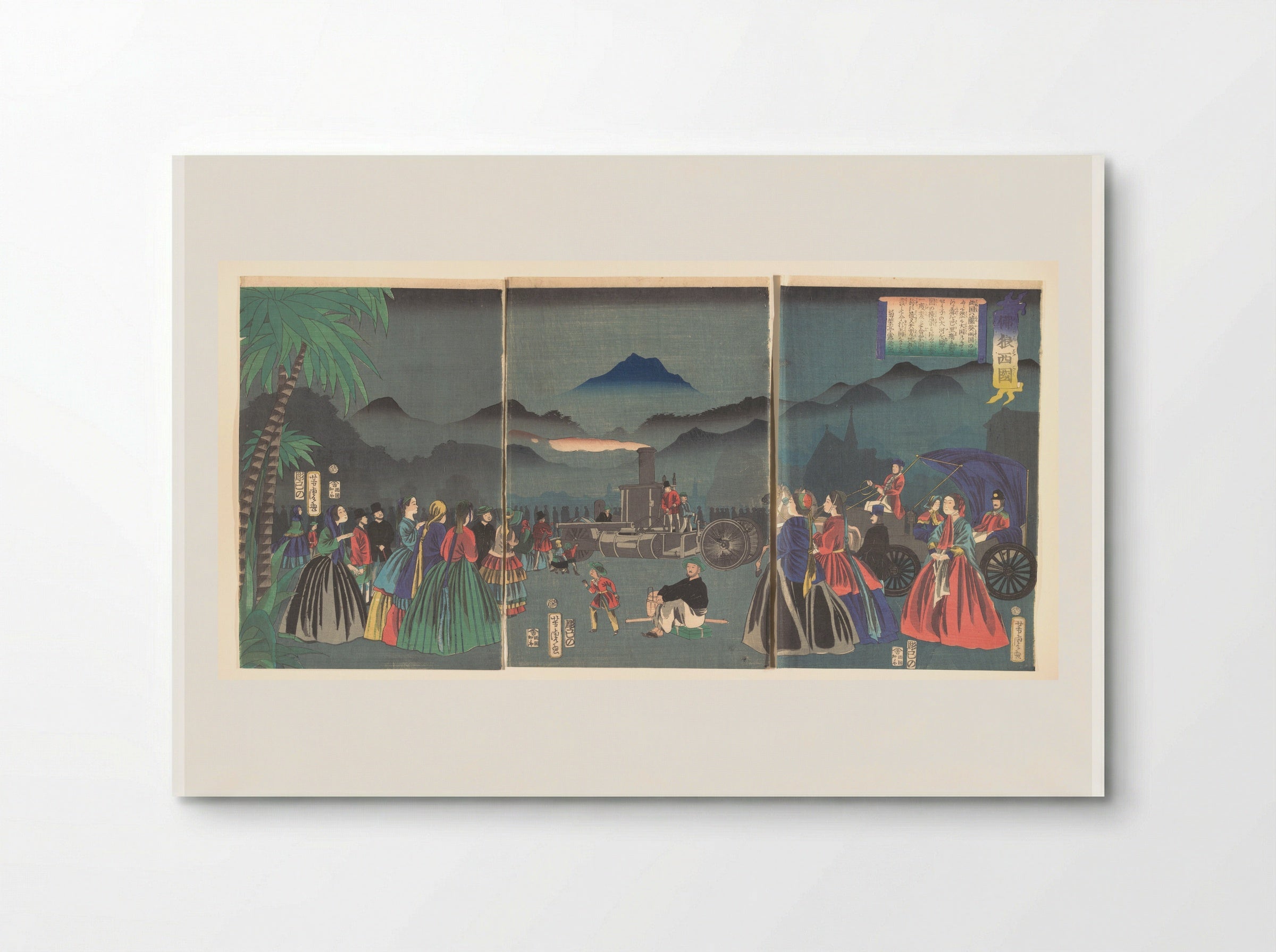 France (Furansukoku) - Utagawa Yoshitora - Poster