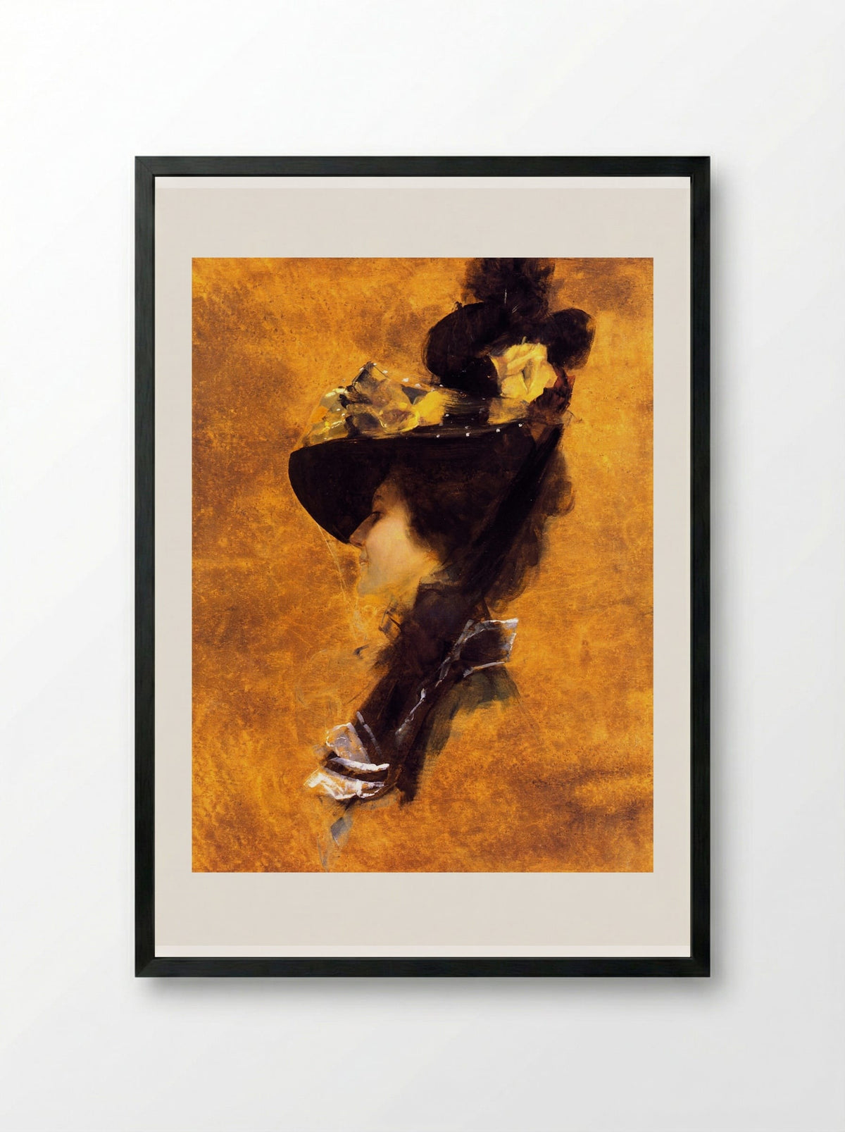 Frances Ross - Tom Roberts - Framed Print Black