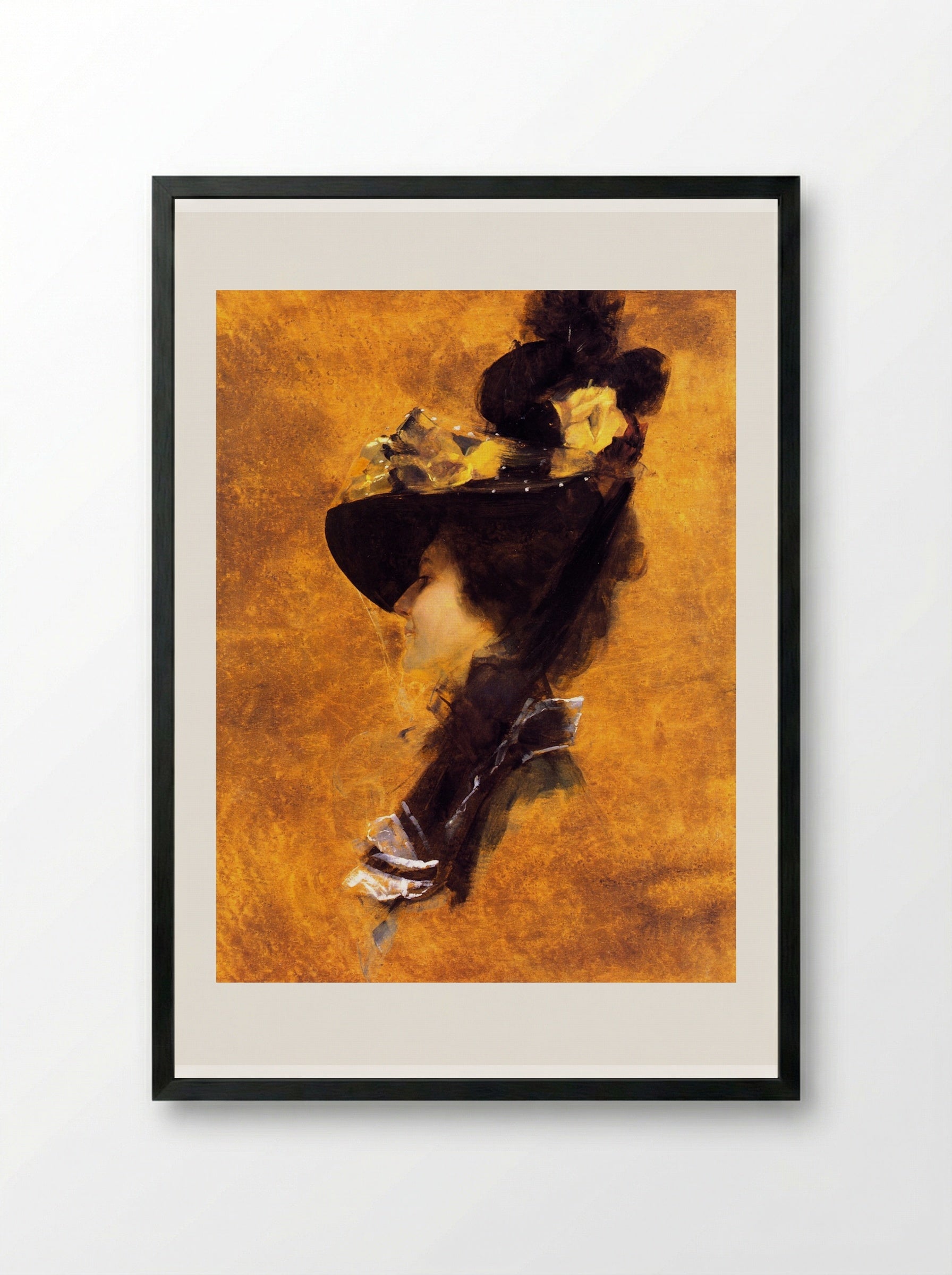 Frances Ross - Tom Roberts - Framed Print Black