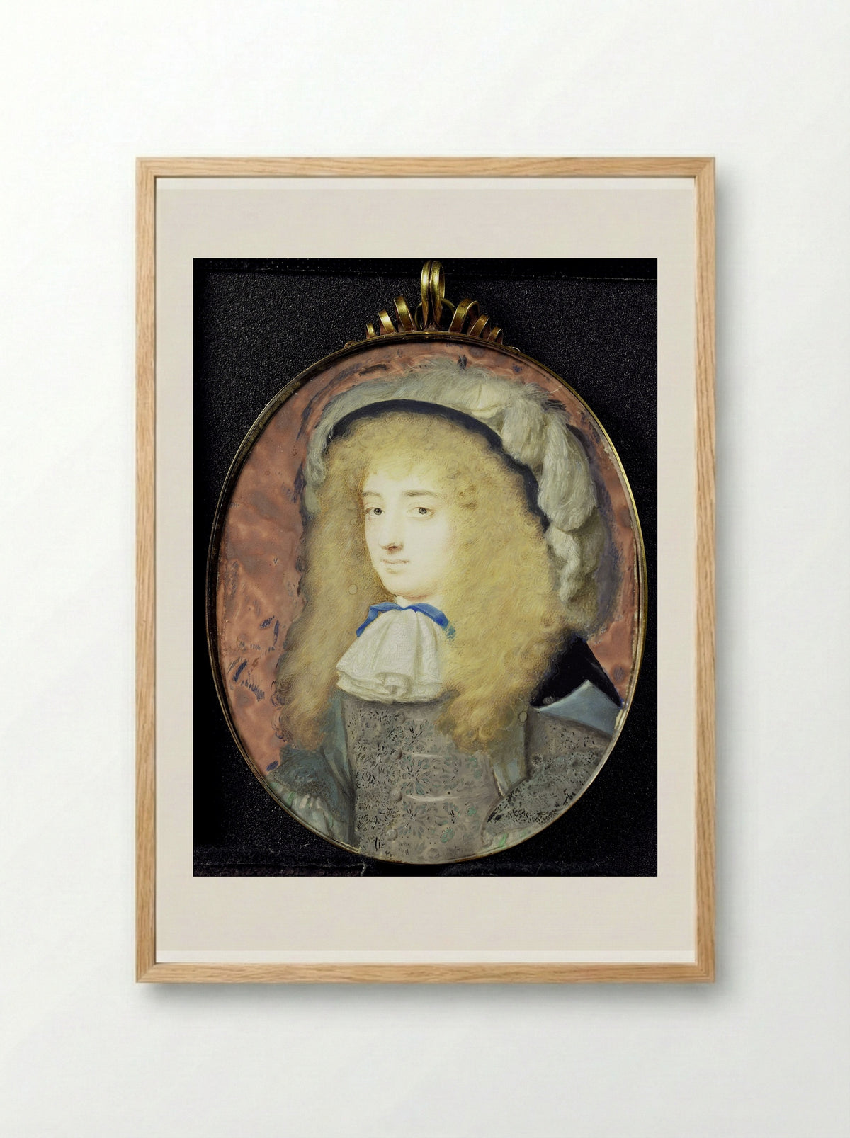 Frances Teresa Stuart, Duchess of Richmond and Lennox, in Travesty - Samuel Cooper - Framed Print Wood