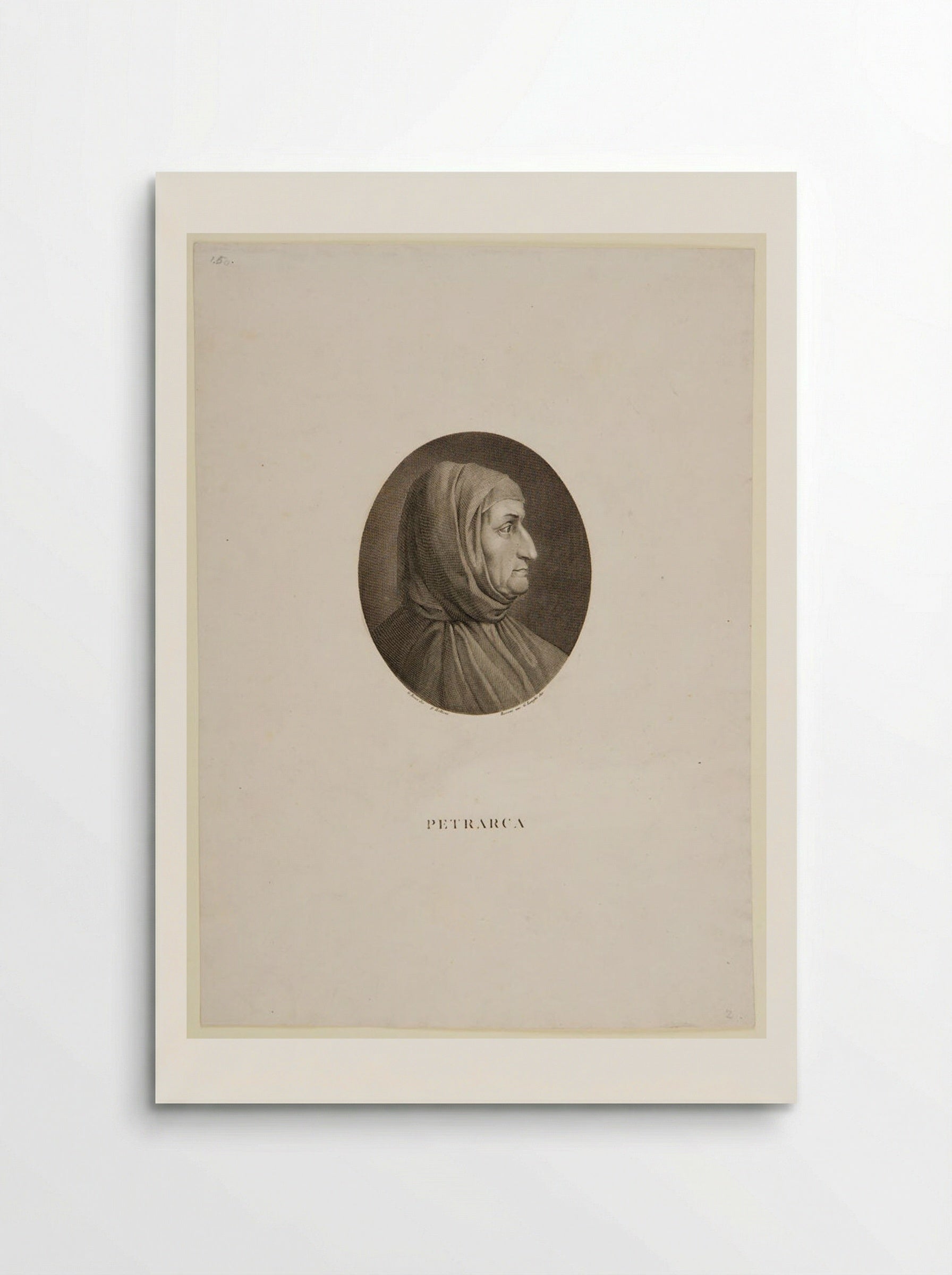 Francesco Petrarca - Pietro Becceni - Poster
