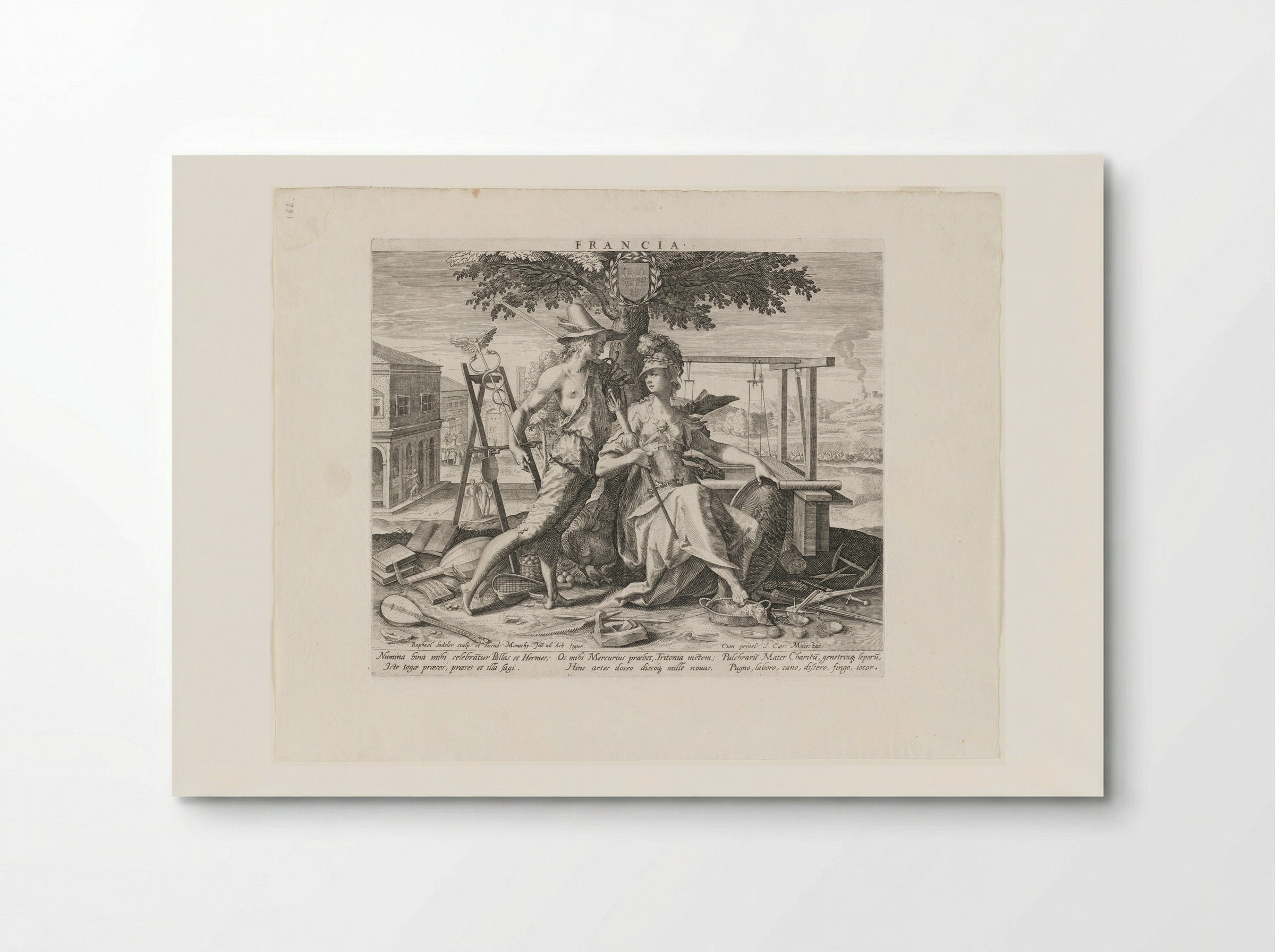 Francia - Johann Sadeler I - Poster