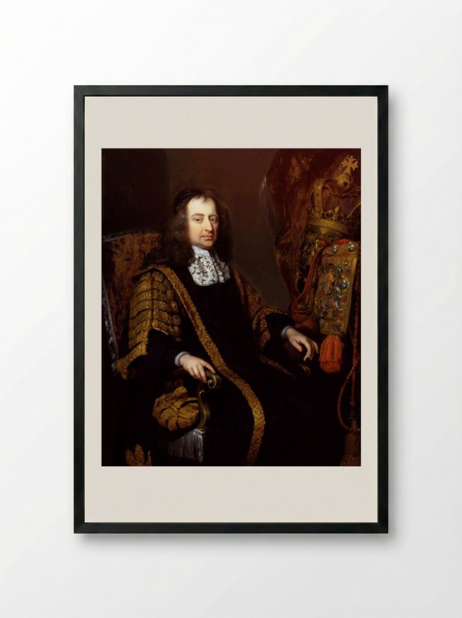 Francis North, 1st Baron Guilford - John Riley - Framed Print Black
