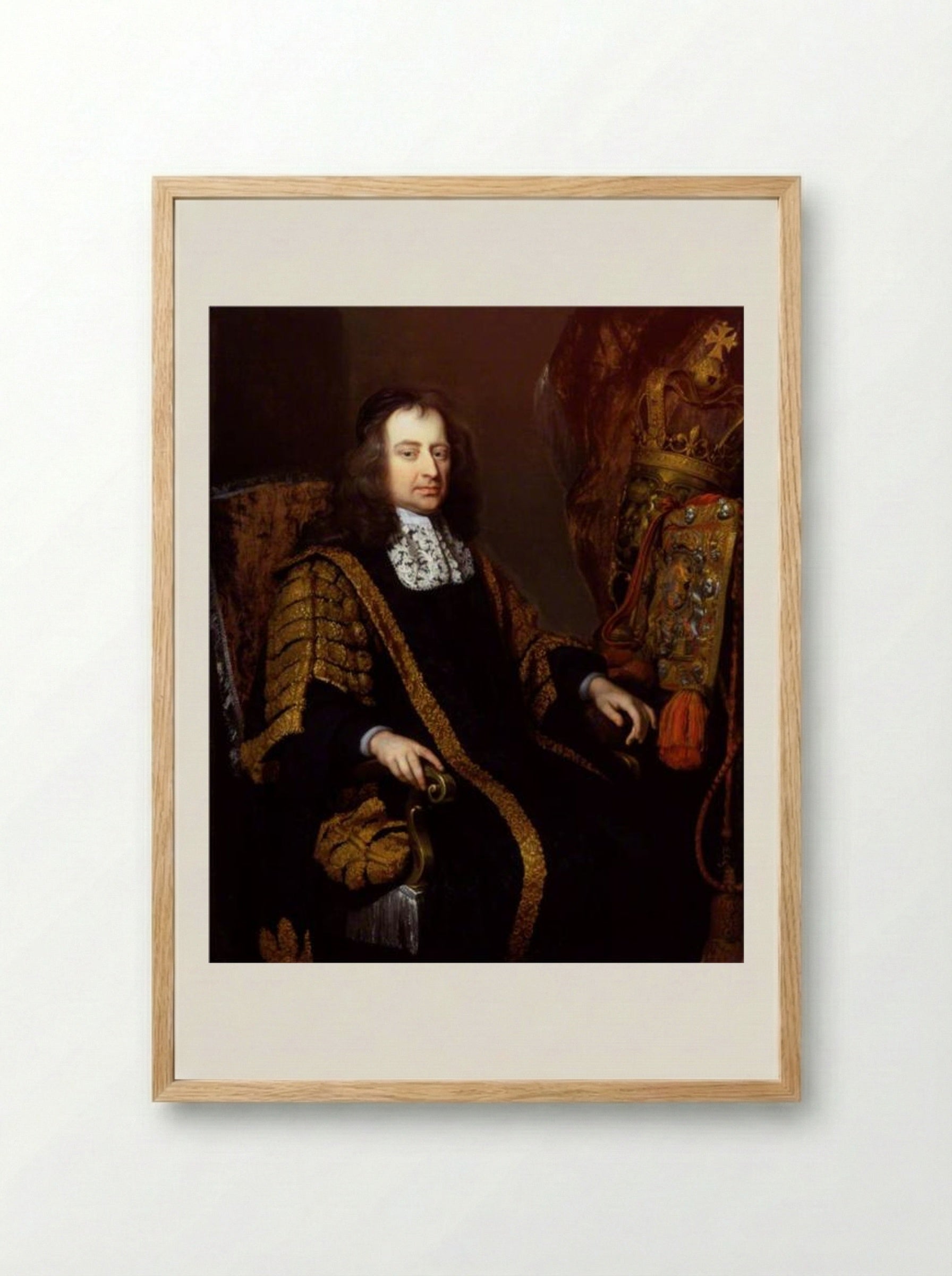 Francis North, 1st Baron Guilford - John Riley - Framed Print Wood
