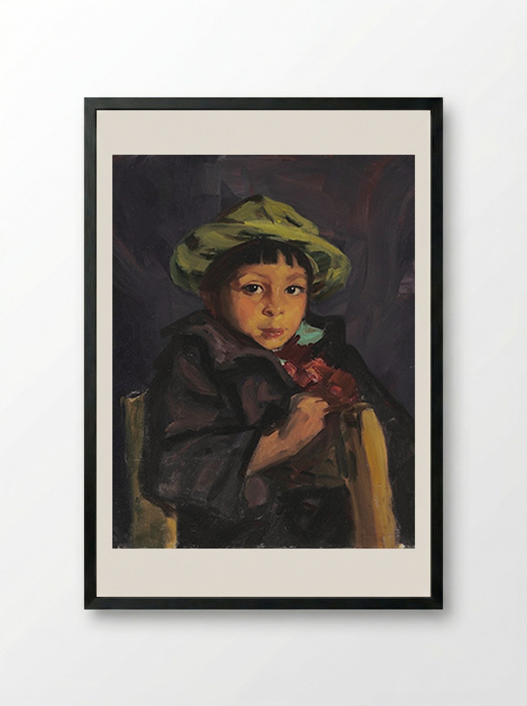 Francisco - Robert Henri - Framed Print Black