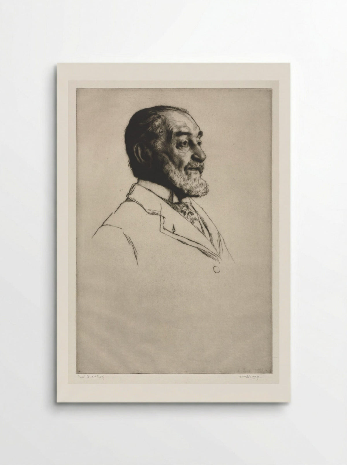 Frederick Harrison - William Strang - Poster