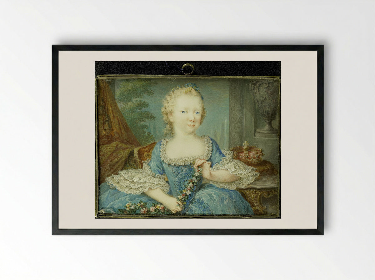 Frederika Sophia Wilhelmina, Princess of Prussia - Robert Mussard - Framed Print Black