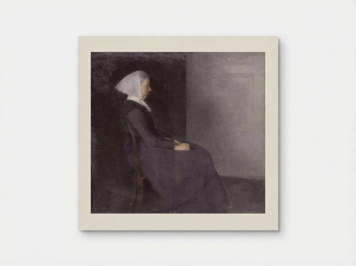 Frederikke Hammershøi, the artist's mother - Vilhelm Hammershøi - Poster
