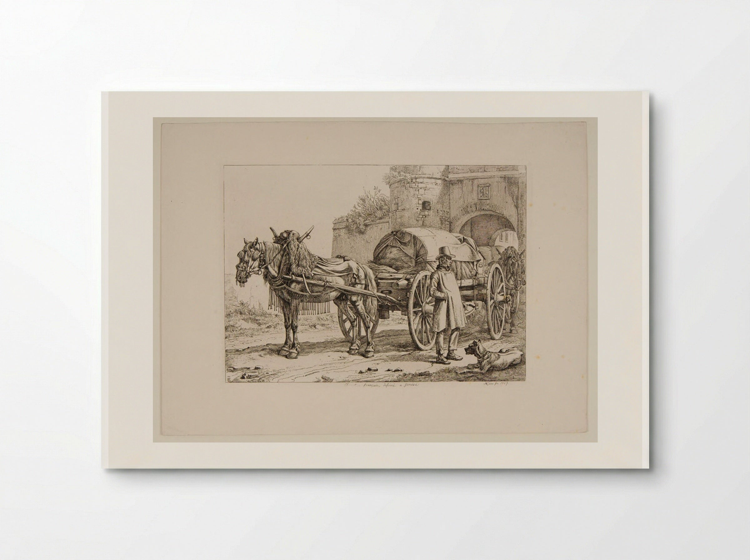 French Carter - Johann Adam Klein - Poster