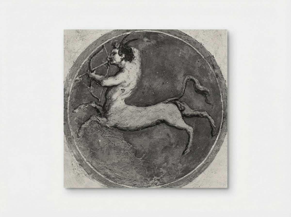 Frescoes from the Villa Stati-Mattei (Sagittarius) - Baldassarre Tommaso Peruzzi - Poster