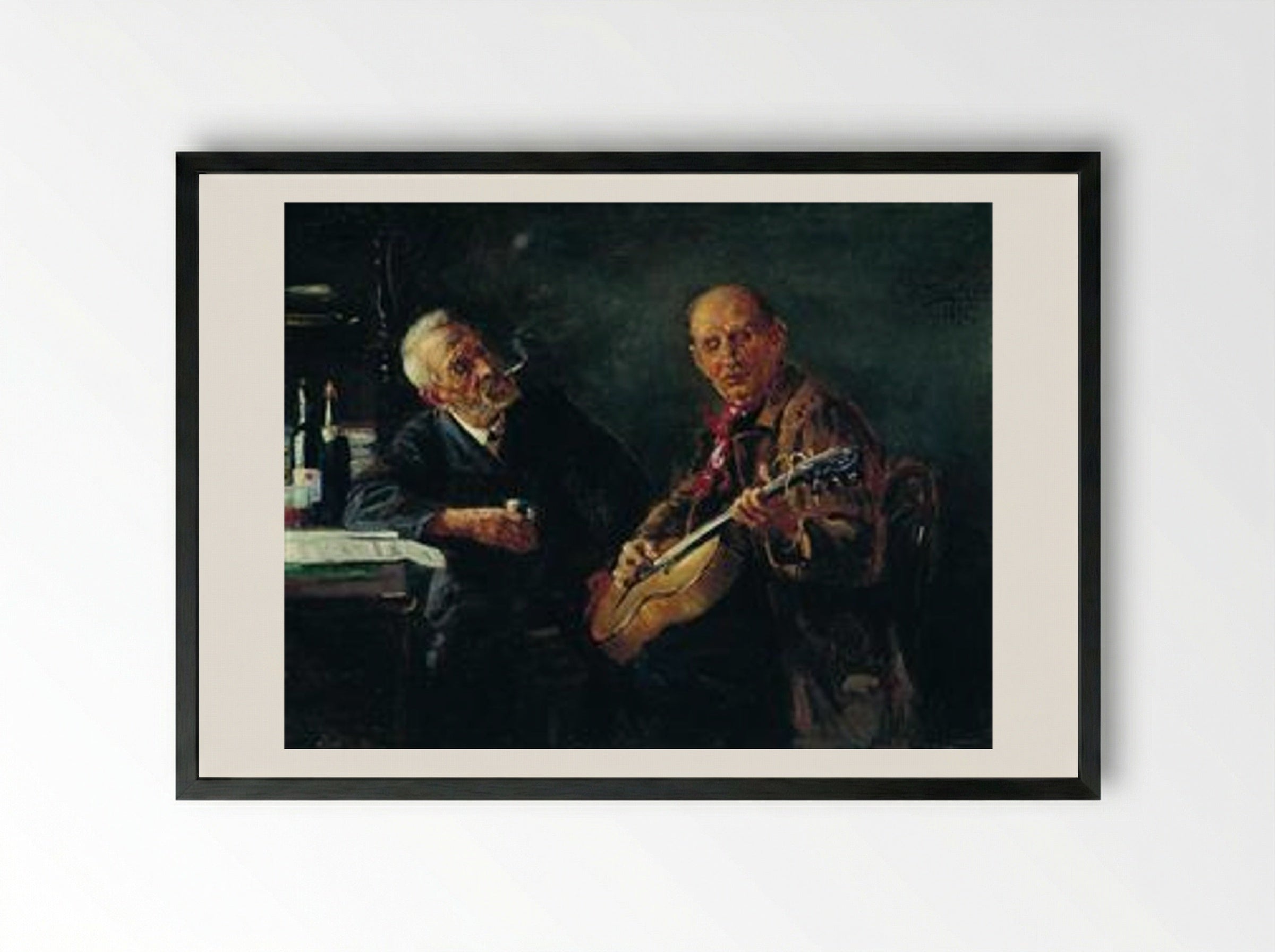Friends - Konstantin Makovsky - Framed Print Black