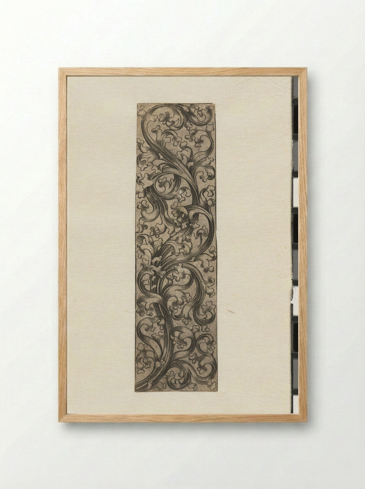 Fries met bladranken - Meester PW van Keulen - Framed Print Wood
