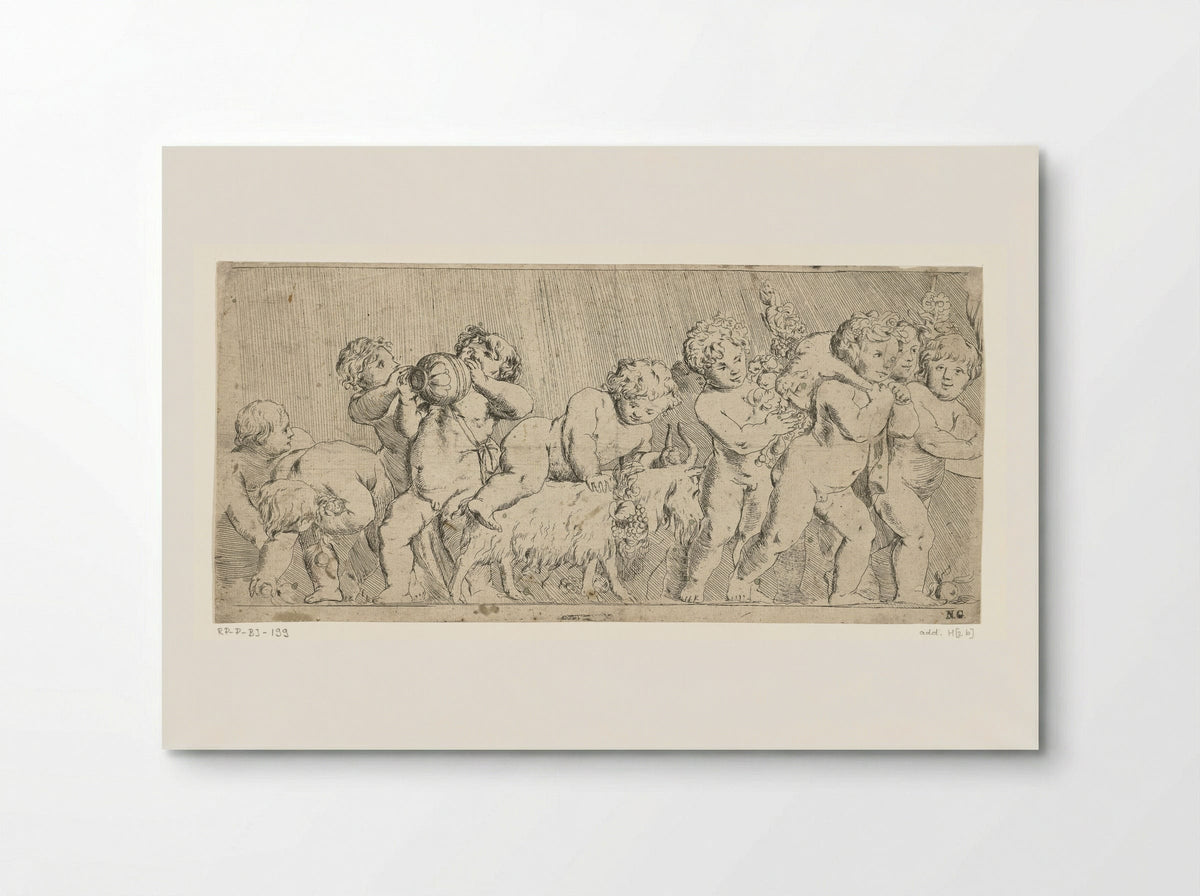 Frieze with Naked Children - Pieter van Avont - Poster