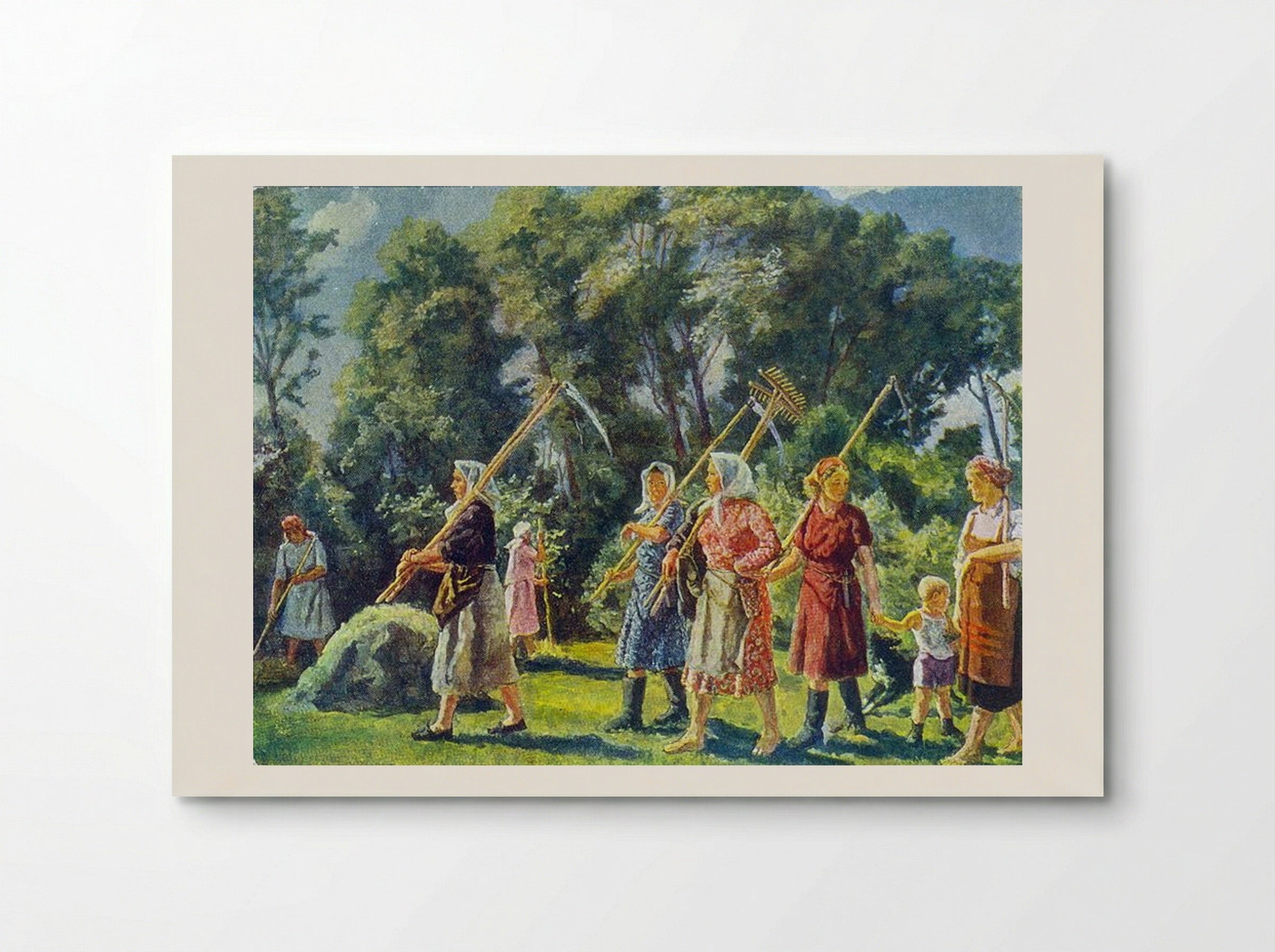 From Mowing - Pyotr Konchalovsky - Poster