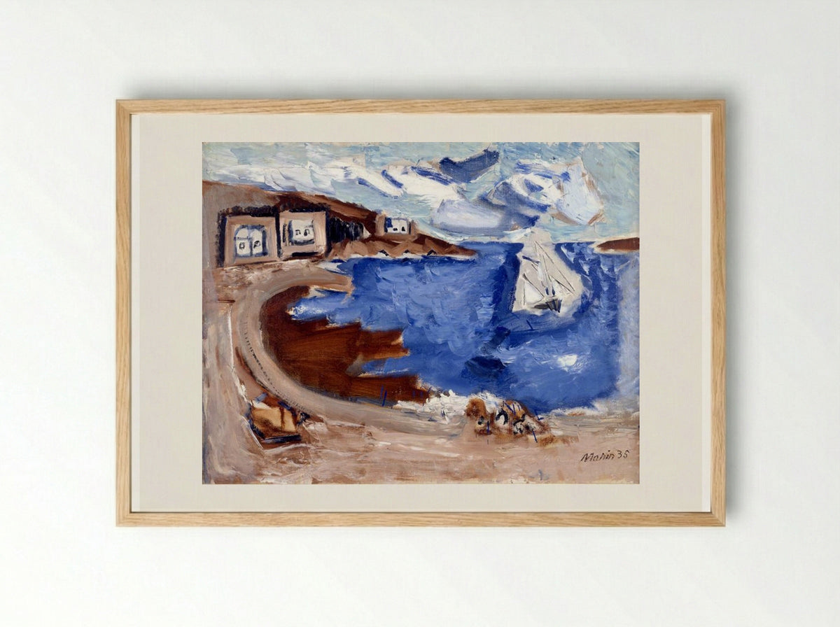 From Seeing Cape Split - John Marin - Framed Print Wood