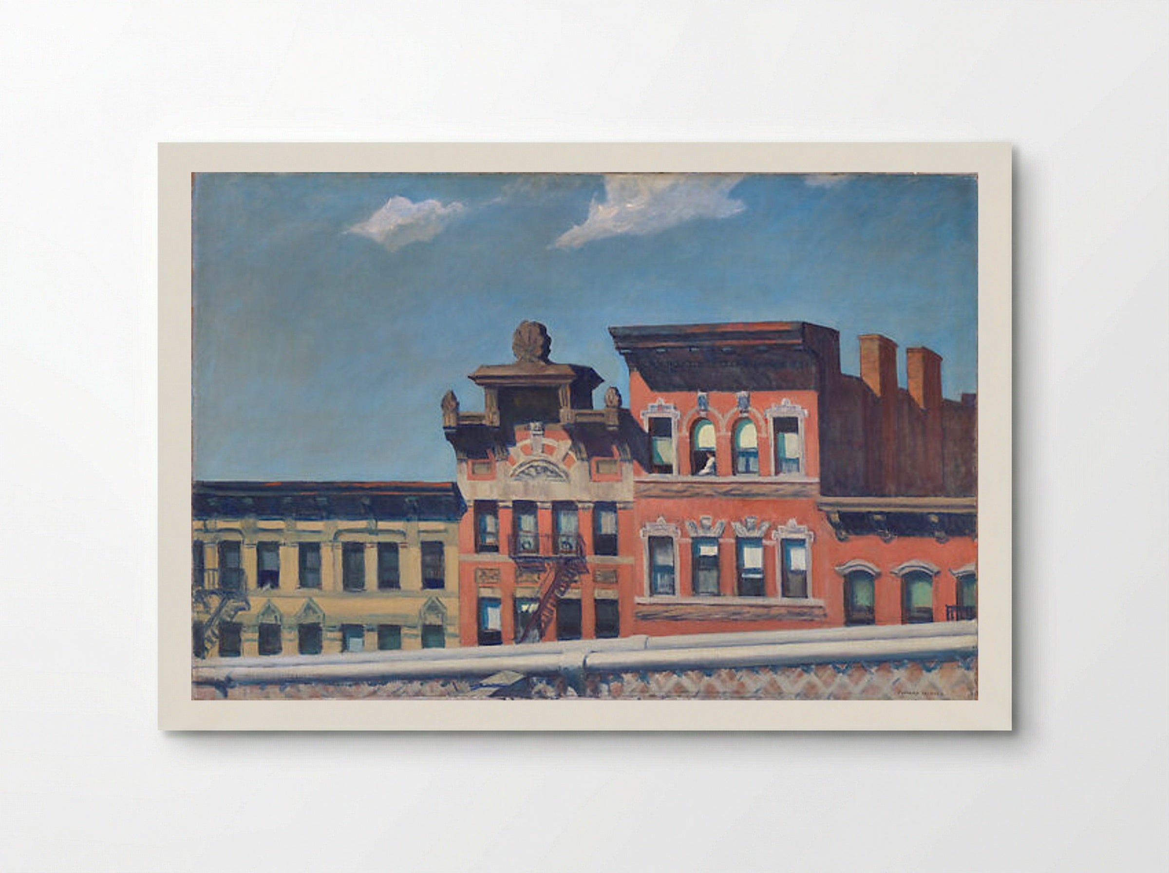 From Williamsburg Bridge - Edward Hopper - Poster