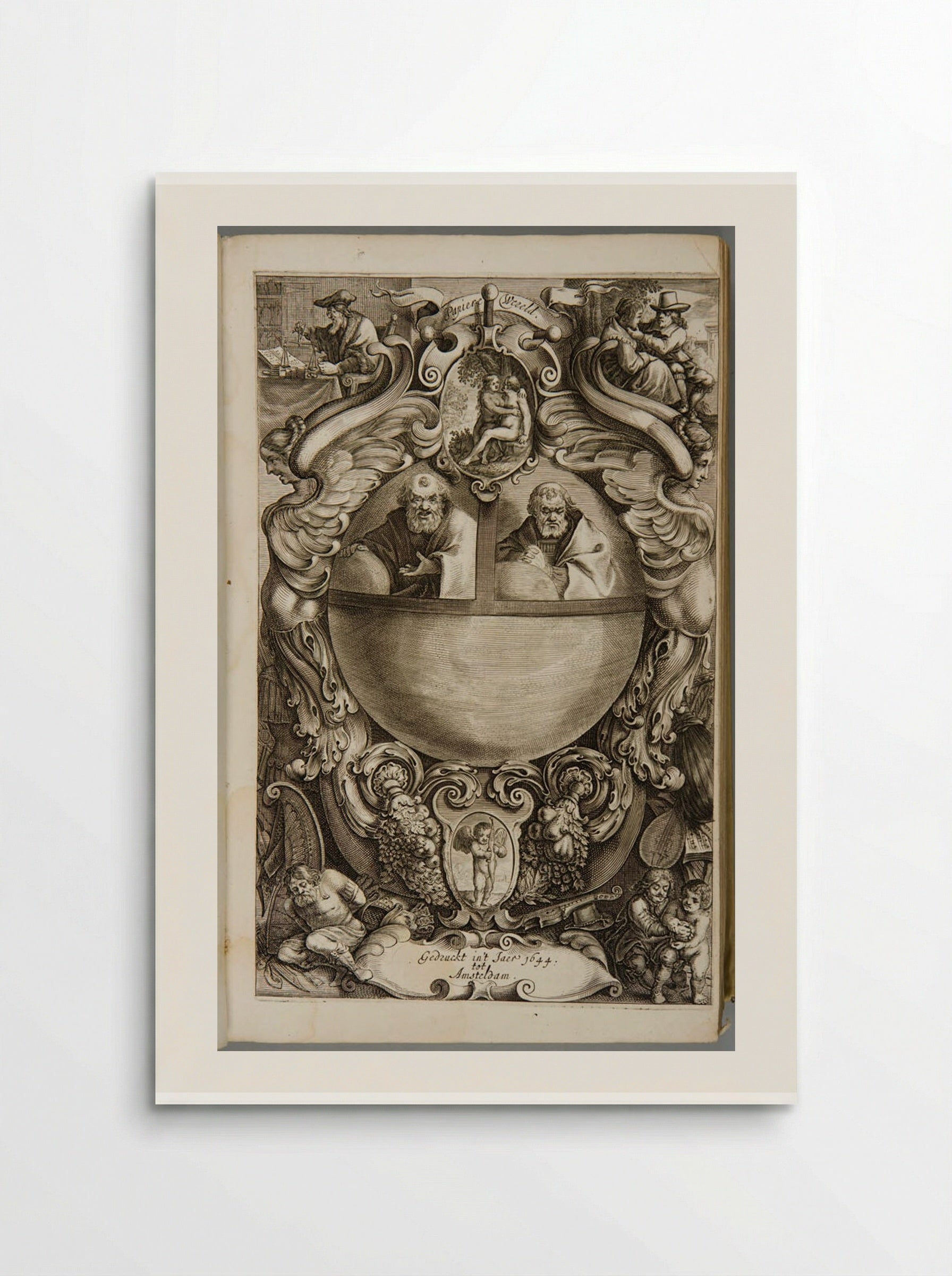 Frontispiece for 'De Papierwereld' - Various Artists - Poster