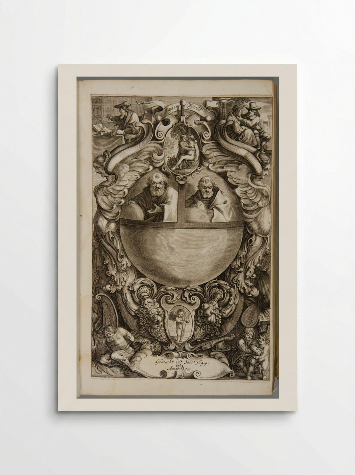 Frontispiece for 'De Papierwereld' - Various Artists - Poster