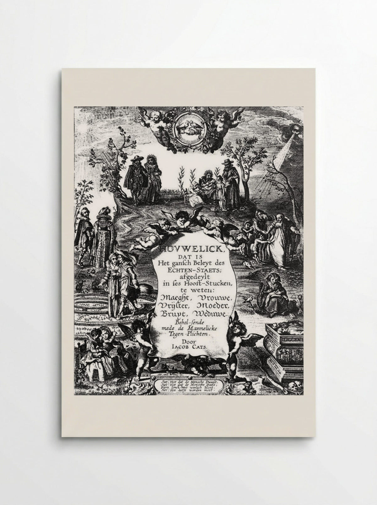Frontispiece for Hovwelyck - Adriaen van de Venne - Poster