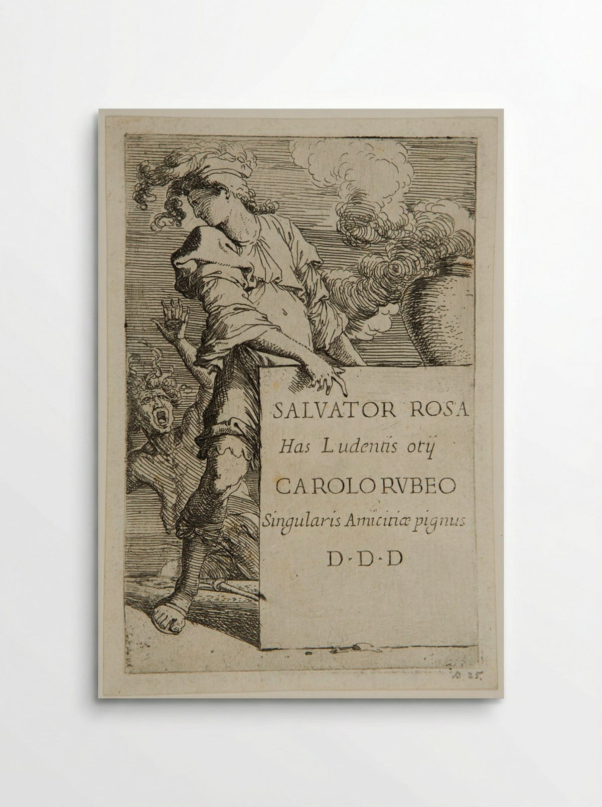 Frontispiece of the Figurine - Salvator Rosa - Poster