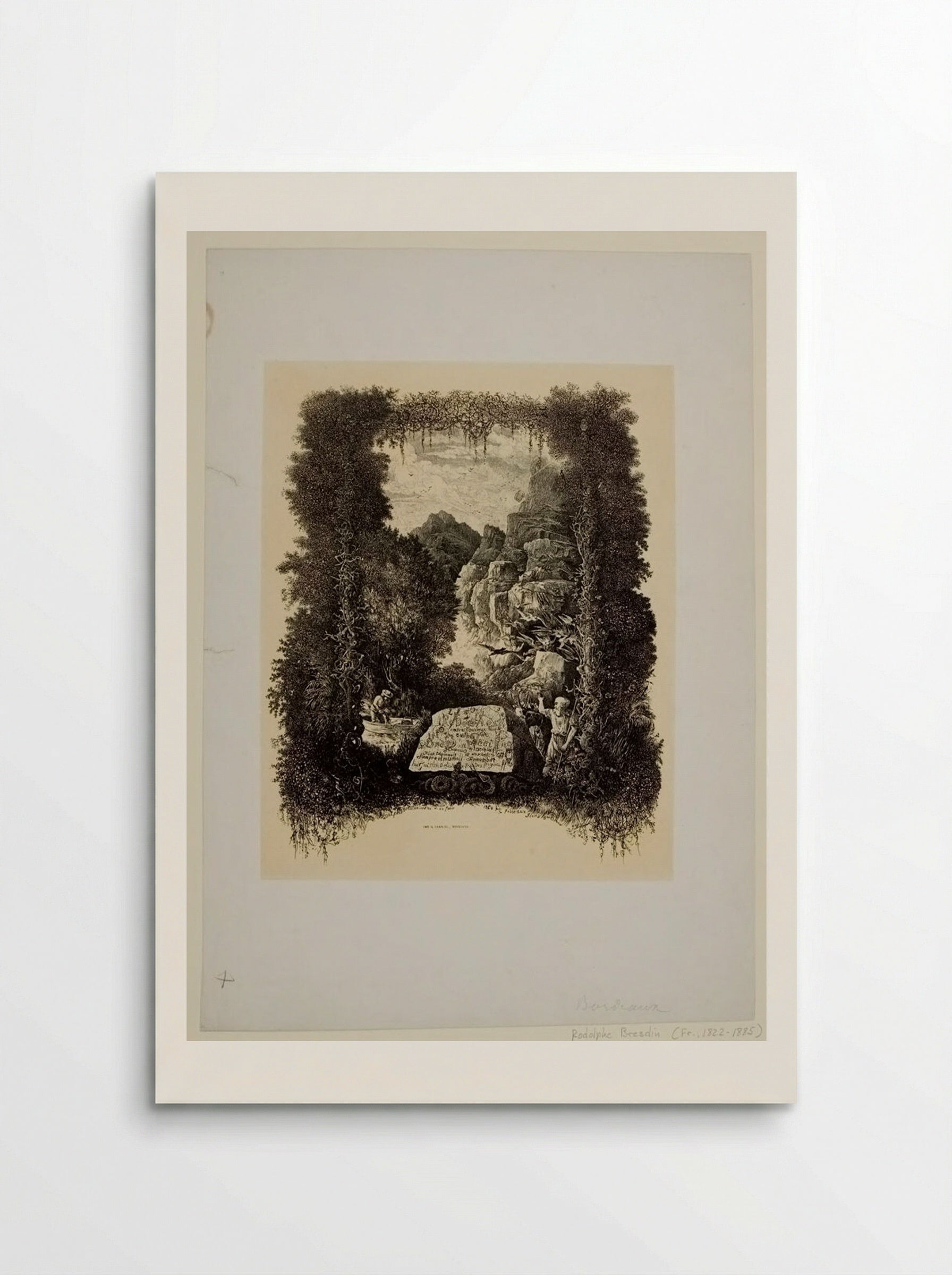 Frontispiece to a Book of Fables (First Version) - Rodolphe Bresdin - Poster
