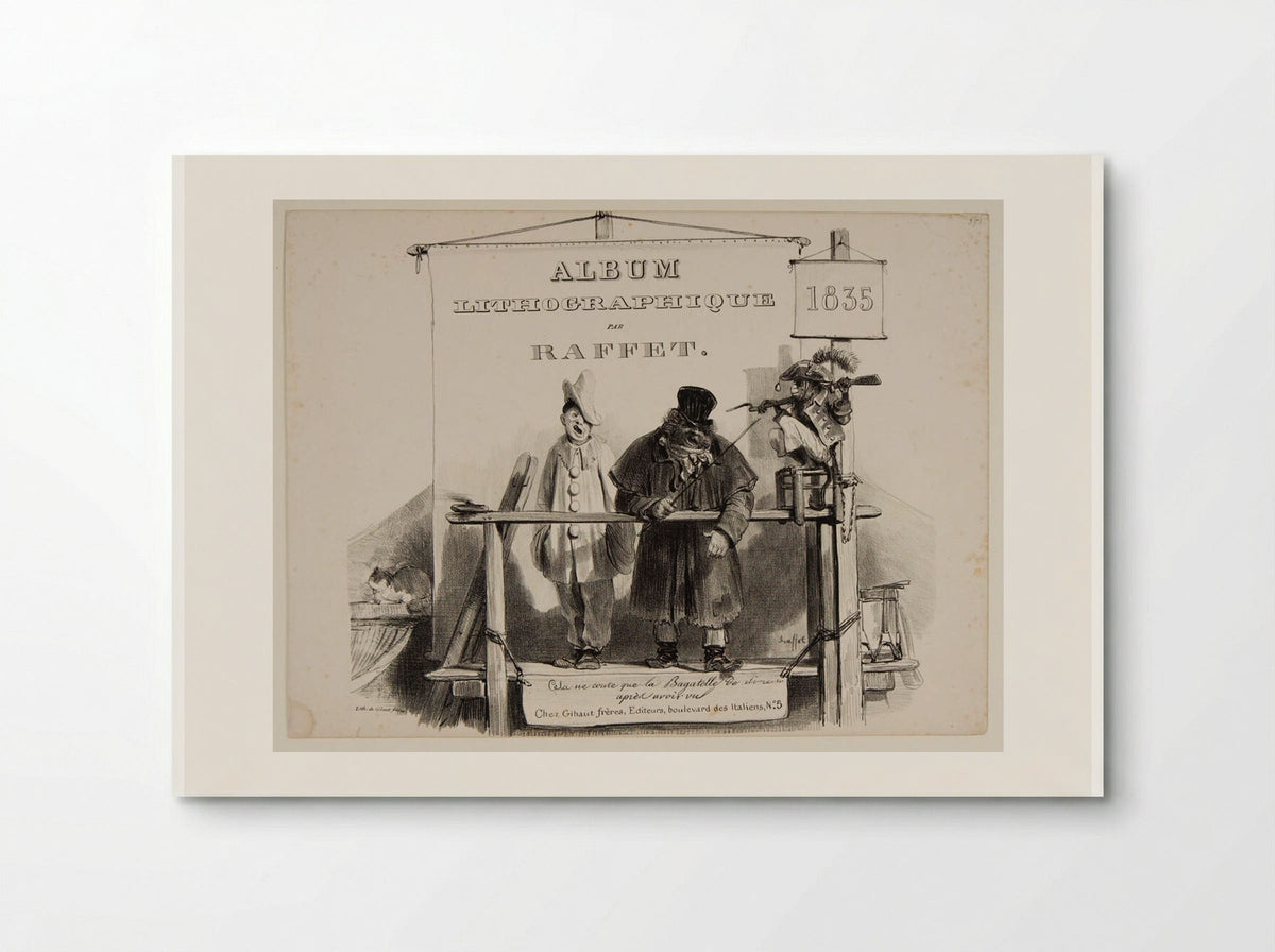 Frontispiece: This costs but a bagatelle - Denis-Auguste-Marie Raffet - Poster