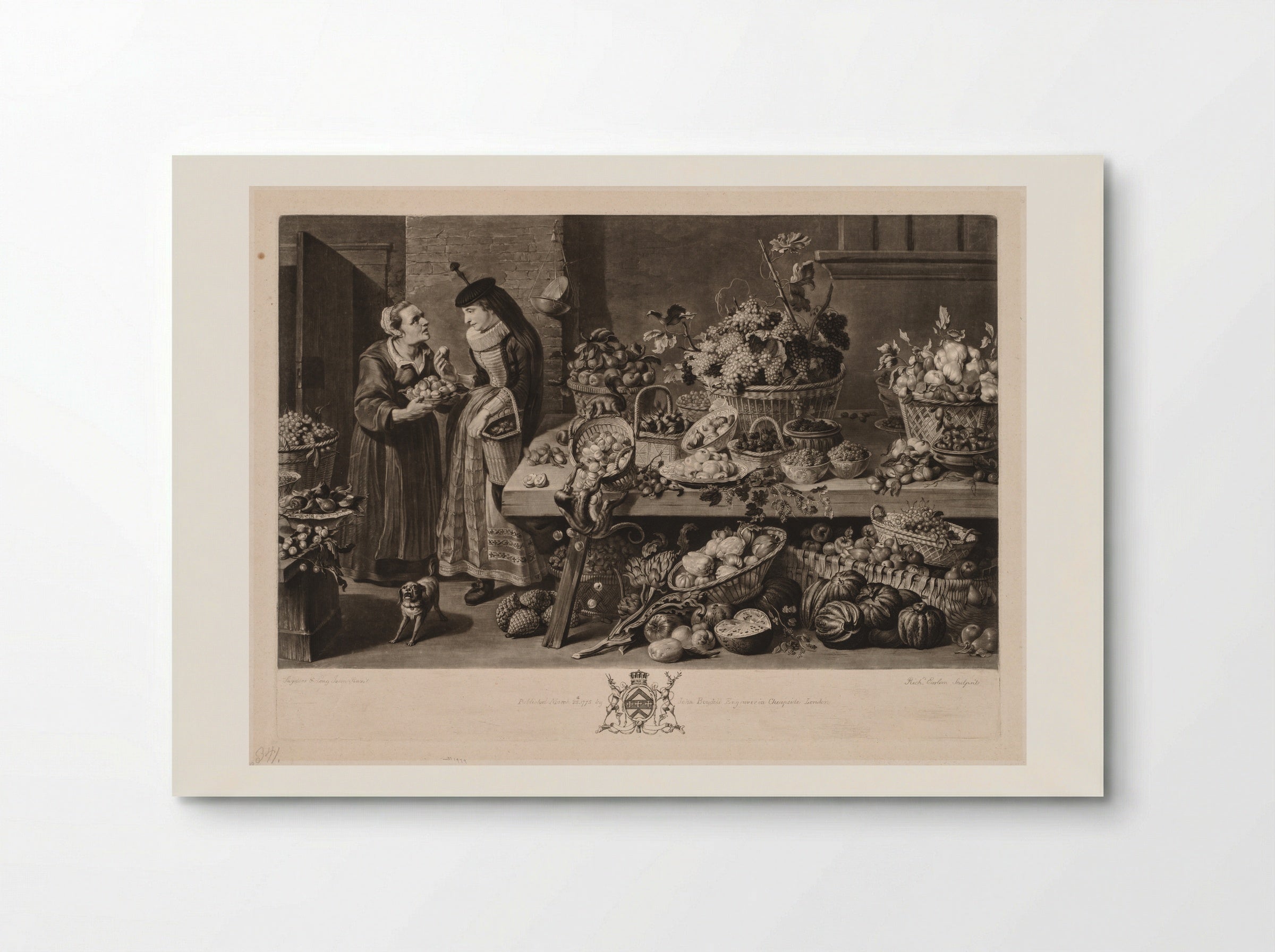 Fruit Market - Richard Earlom - Poster