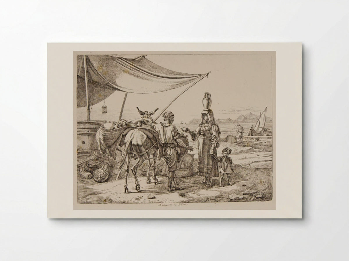 Fruit-dealer of Naples - Johann Adam Klein - Poster