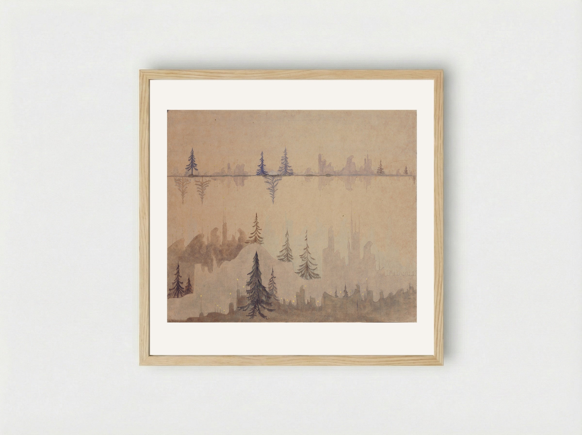 Fugue - Mikalojus Konstantinas Čiurlionis - Framed Print Wood