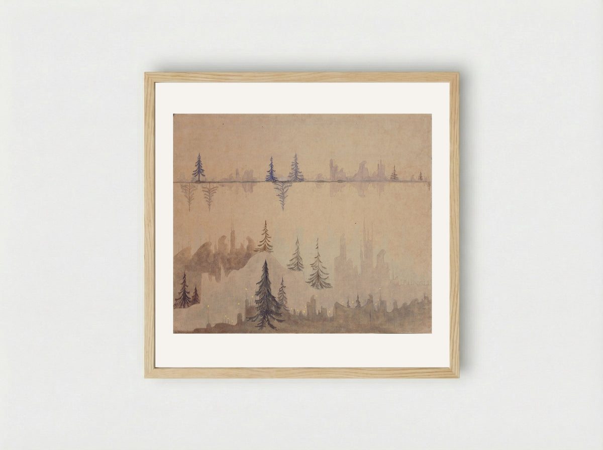 Fugue - Mikalojus Konstantinas Čiurlionis - Framed Print Wood