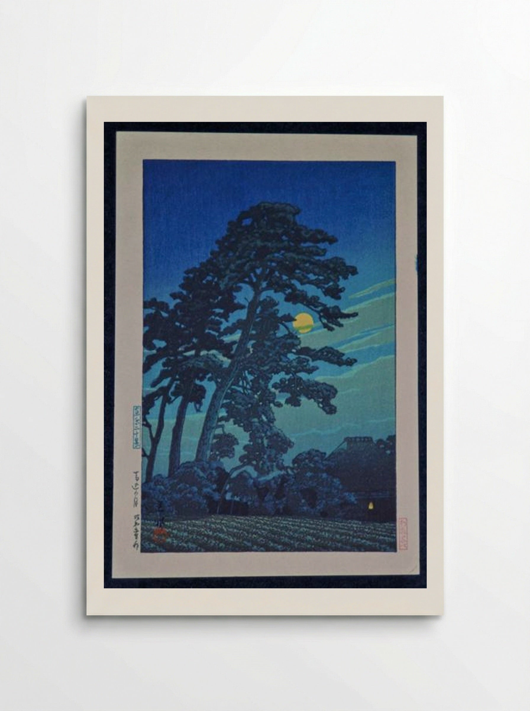Full Moon at Magome - Hasui Kawase - Poster