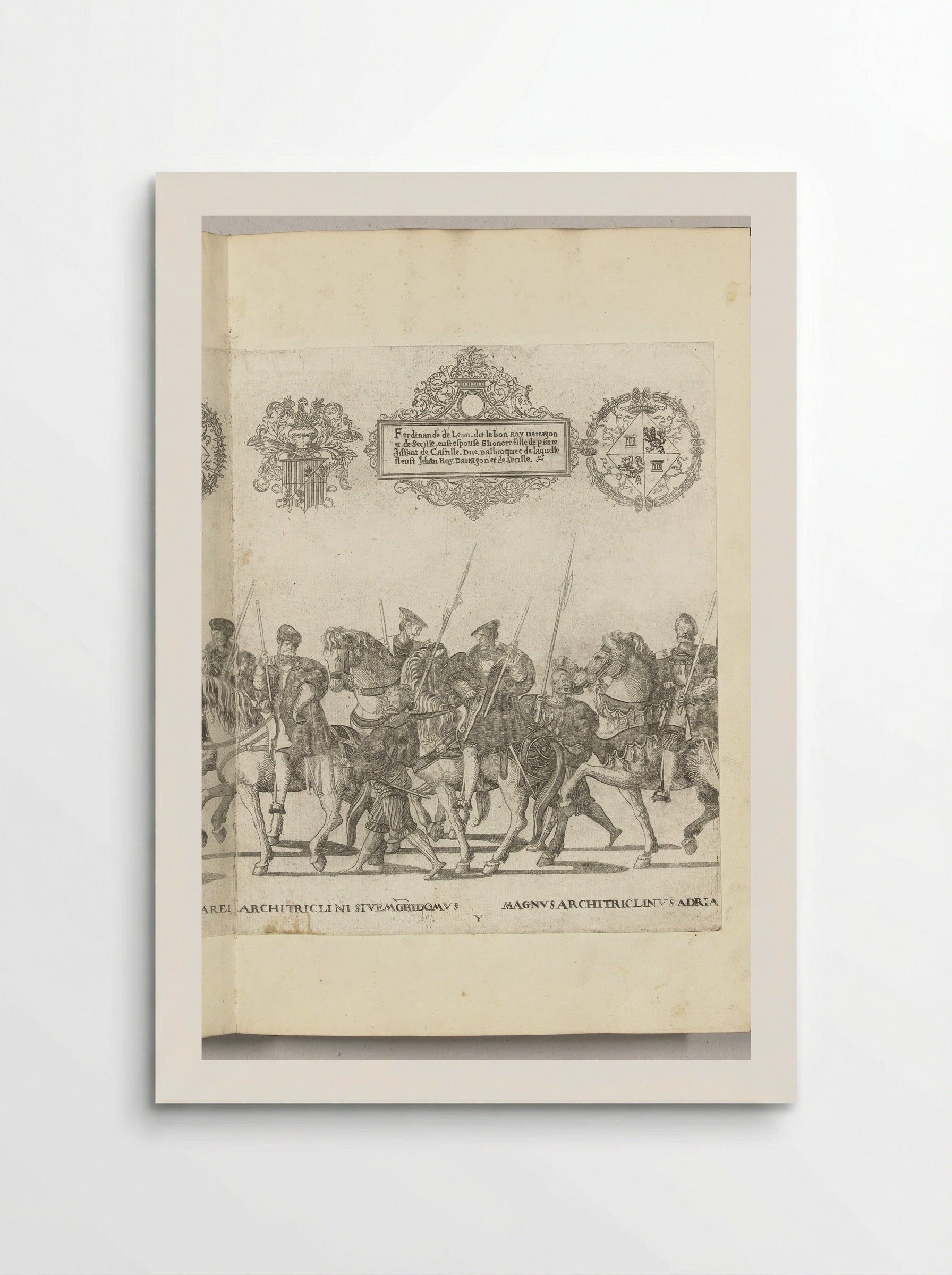 Functionarissen aan het keizerlijk hof, plaat Y - Nicolaas Hogenberg - Poster