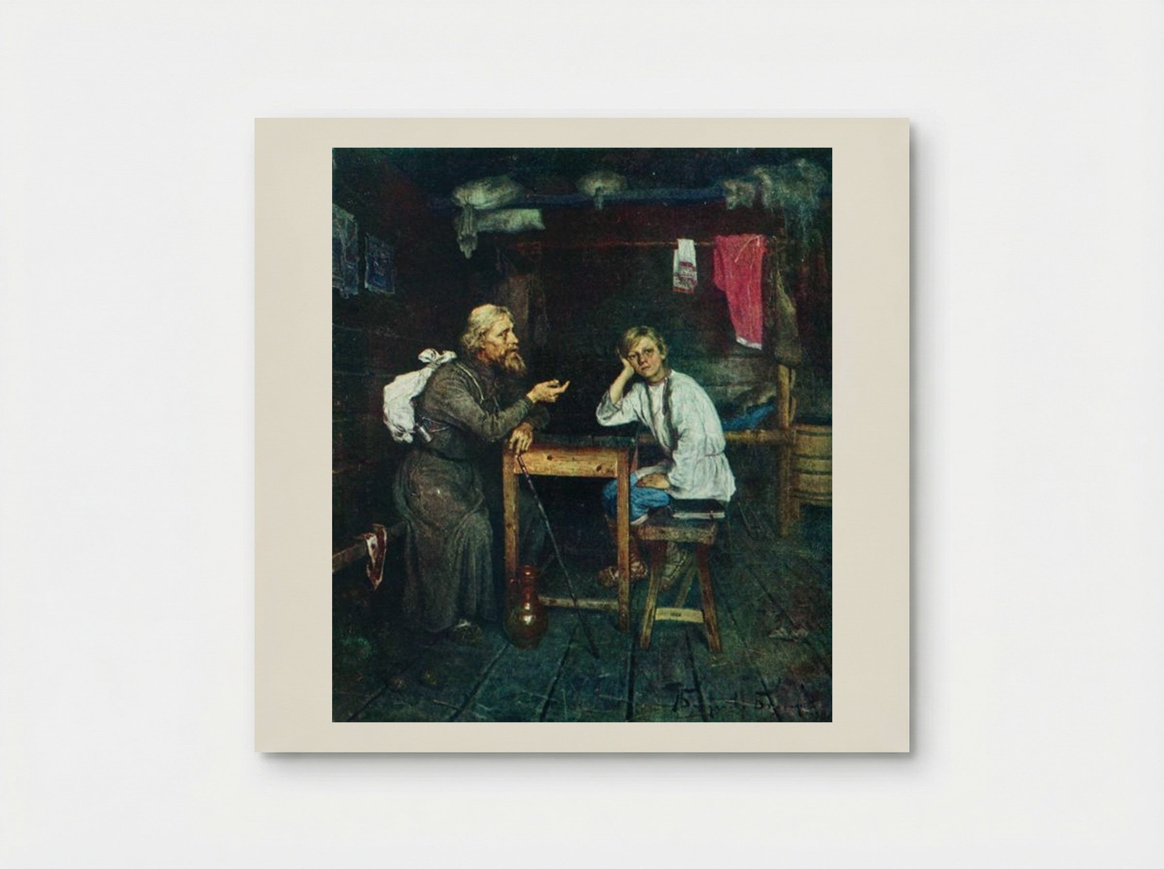Future Monk - Nikolay Bogdanov-Belsky - Poster