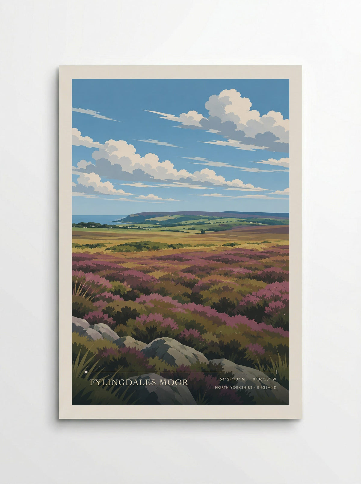 Fylingdales Moor, North Yorkshire | Travel Poster - Poster