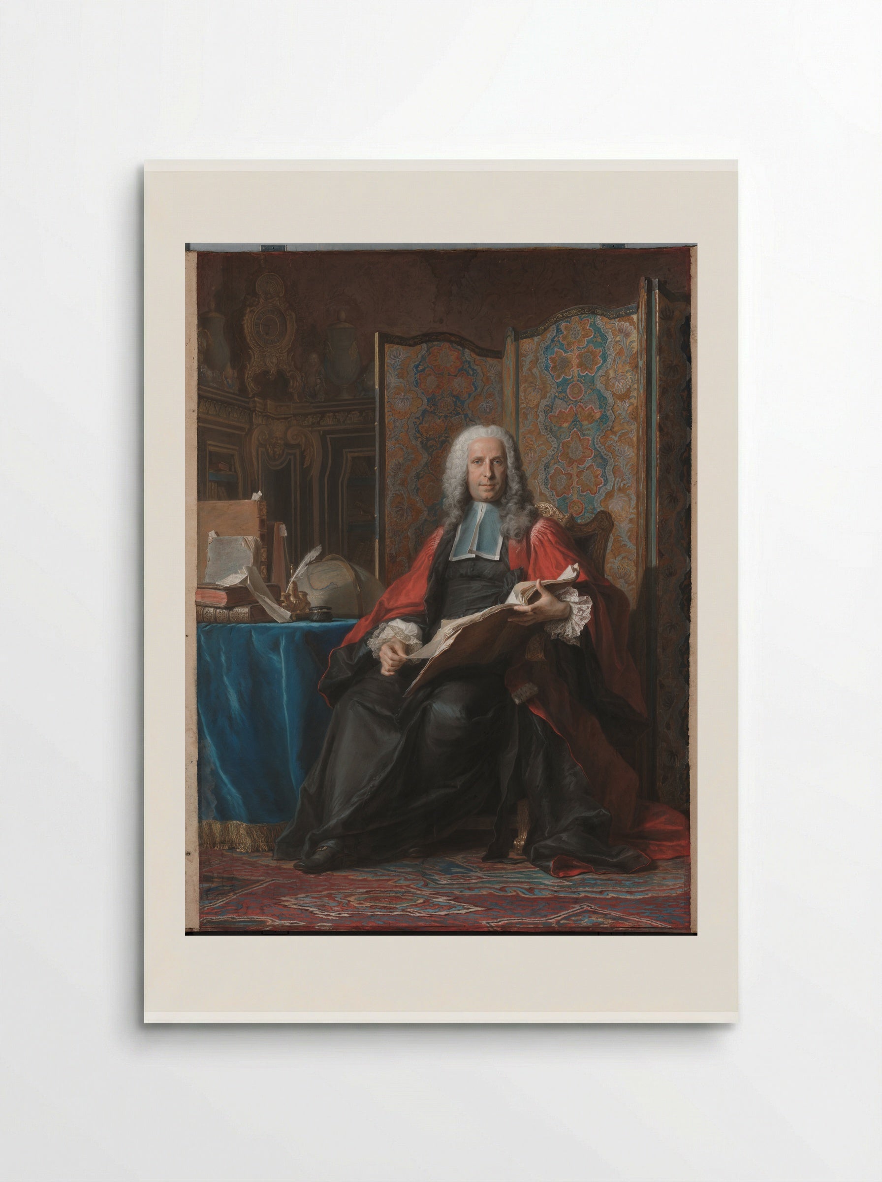 Gabriel Bernard de Rieux - Maurice Quentin de La Tour - Poster