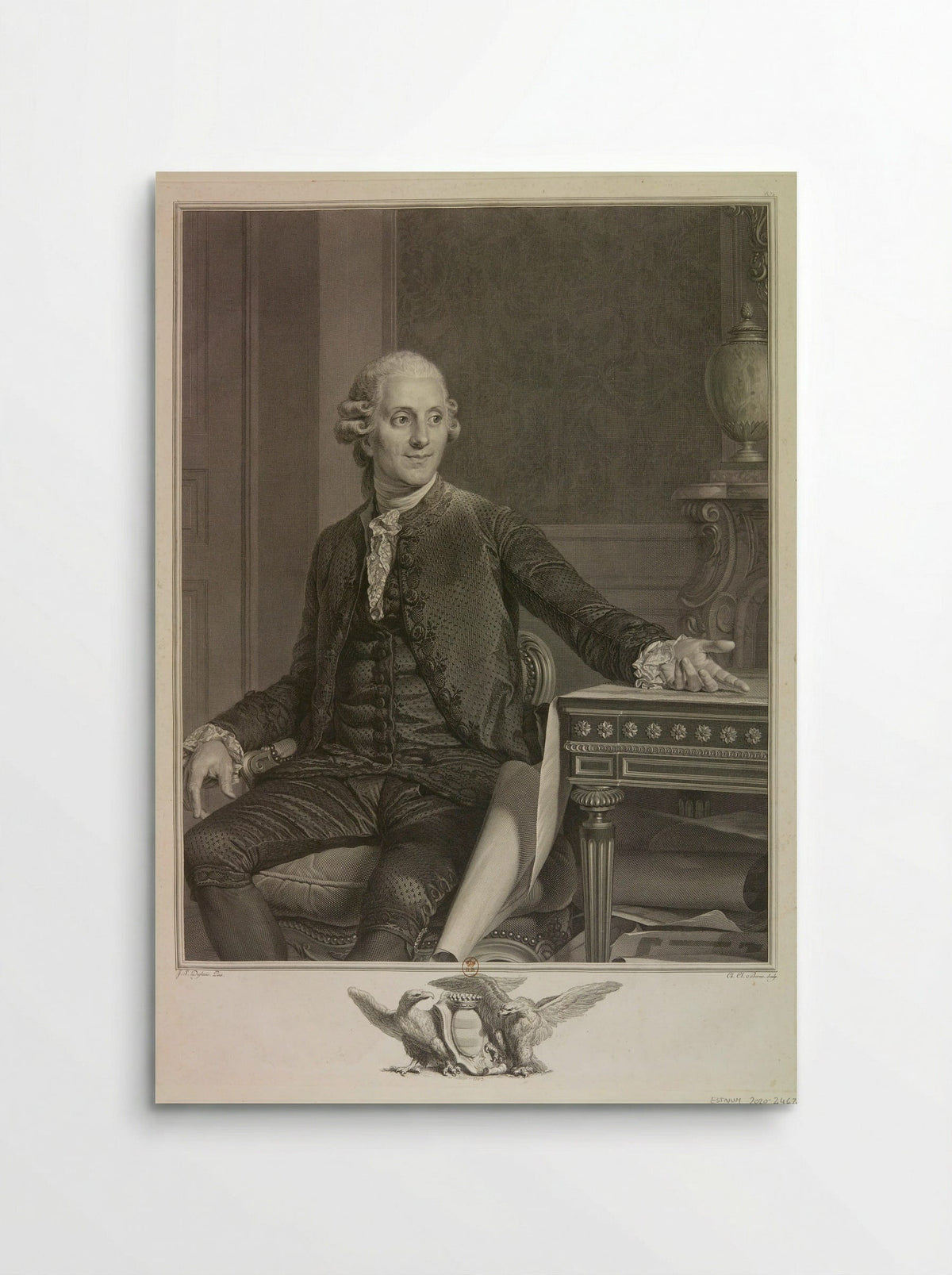 Gabriel Senac de Meilhan - Charles Clément Bervic - Poster