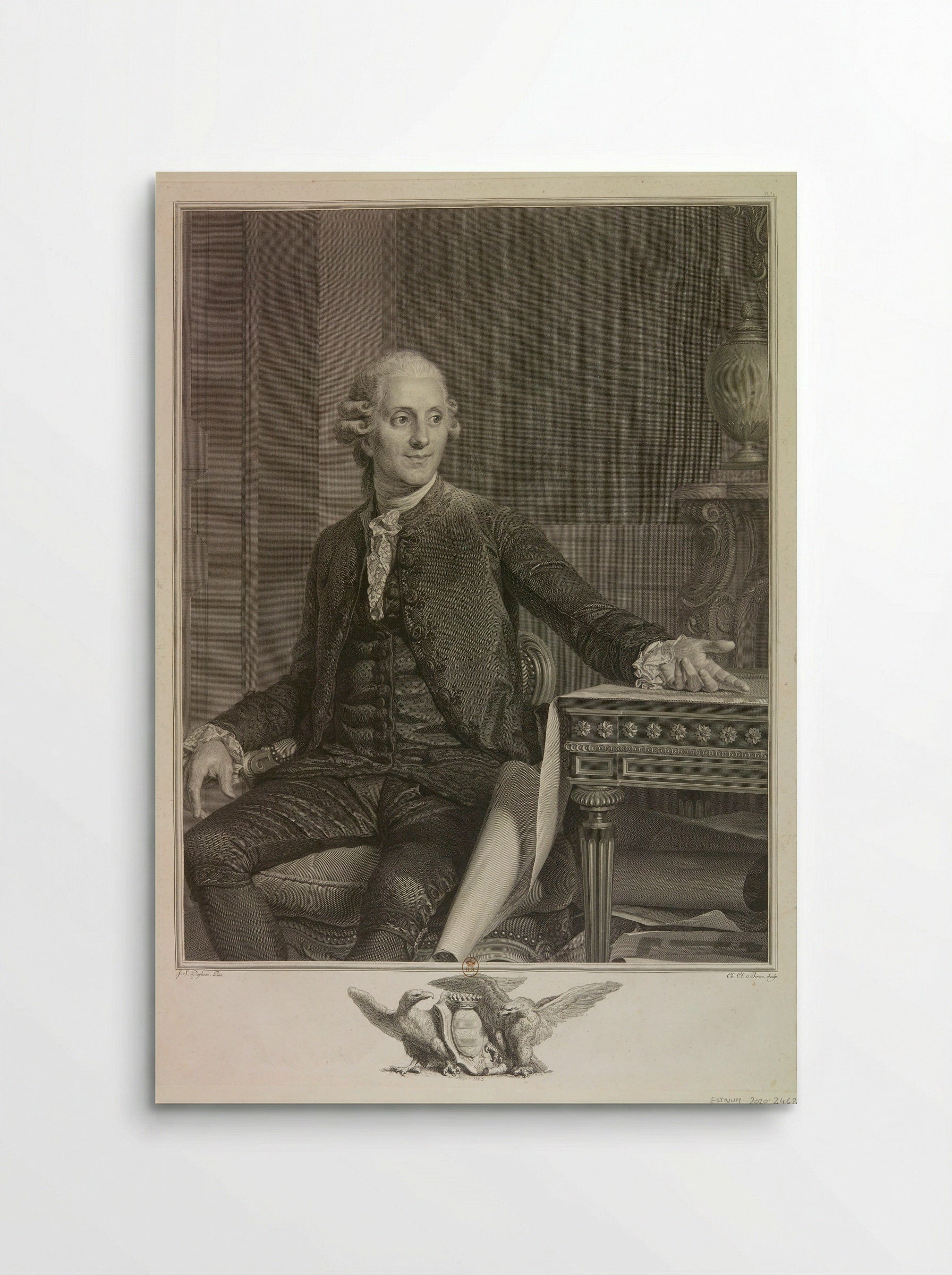 Gabriel Senac de Meilhan - Charles Clément Bervic - Poster